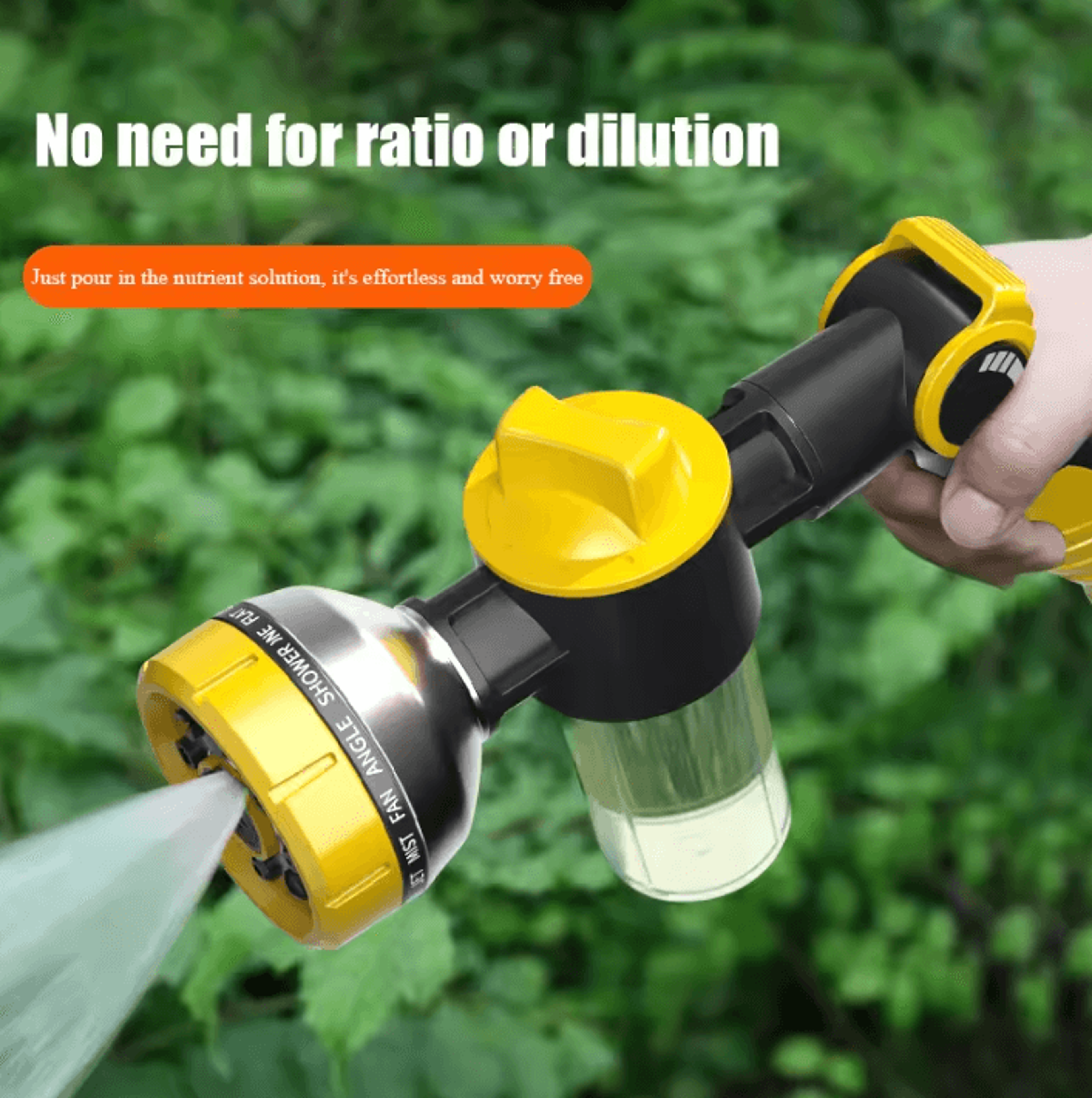 high pressure water gun with 10m hose foam sprayer for car wash and garden watering