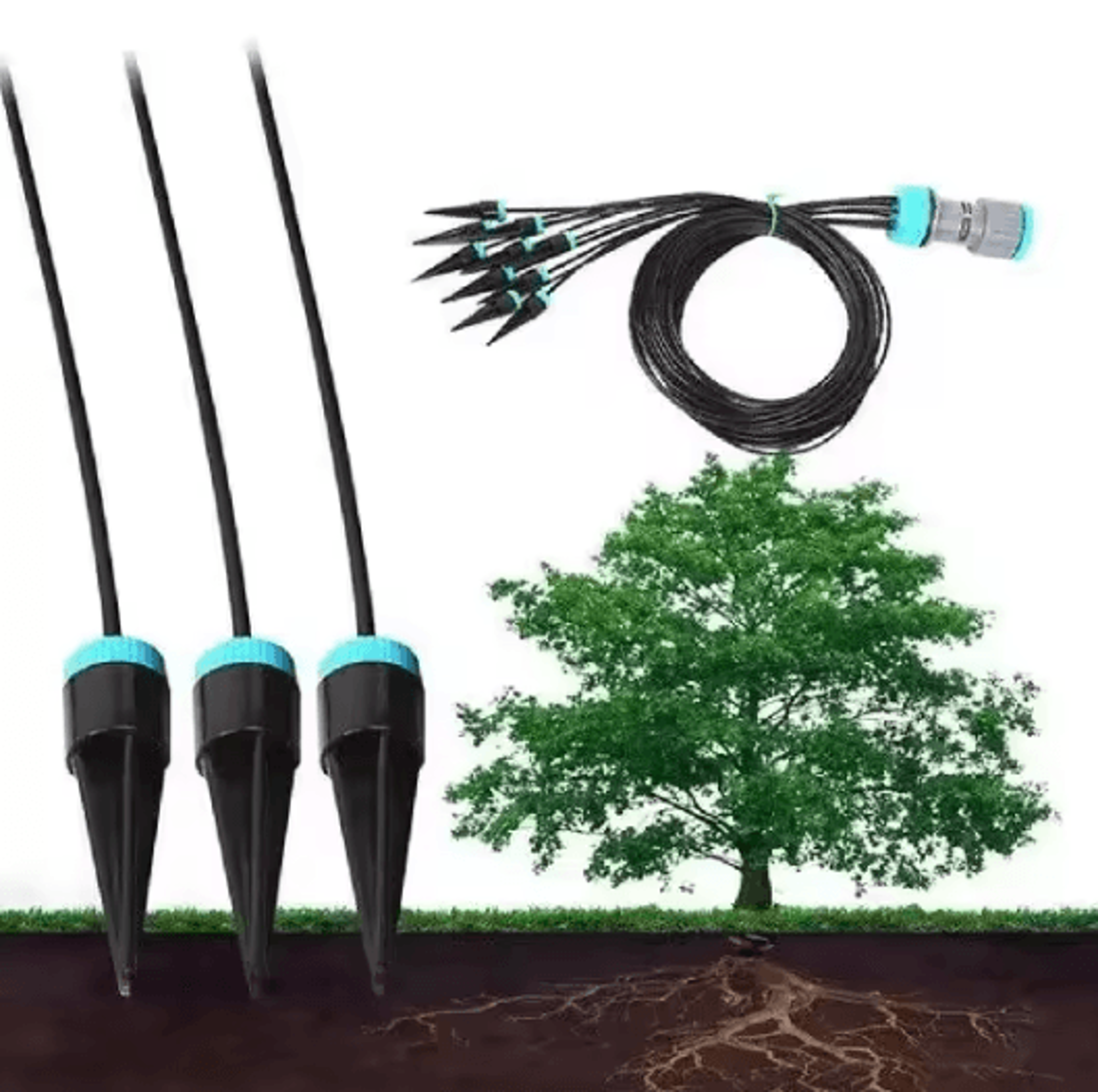 10pcs automatic drip irrigation kit with arrow drippers for garden watering