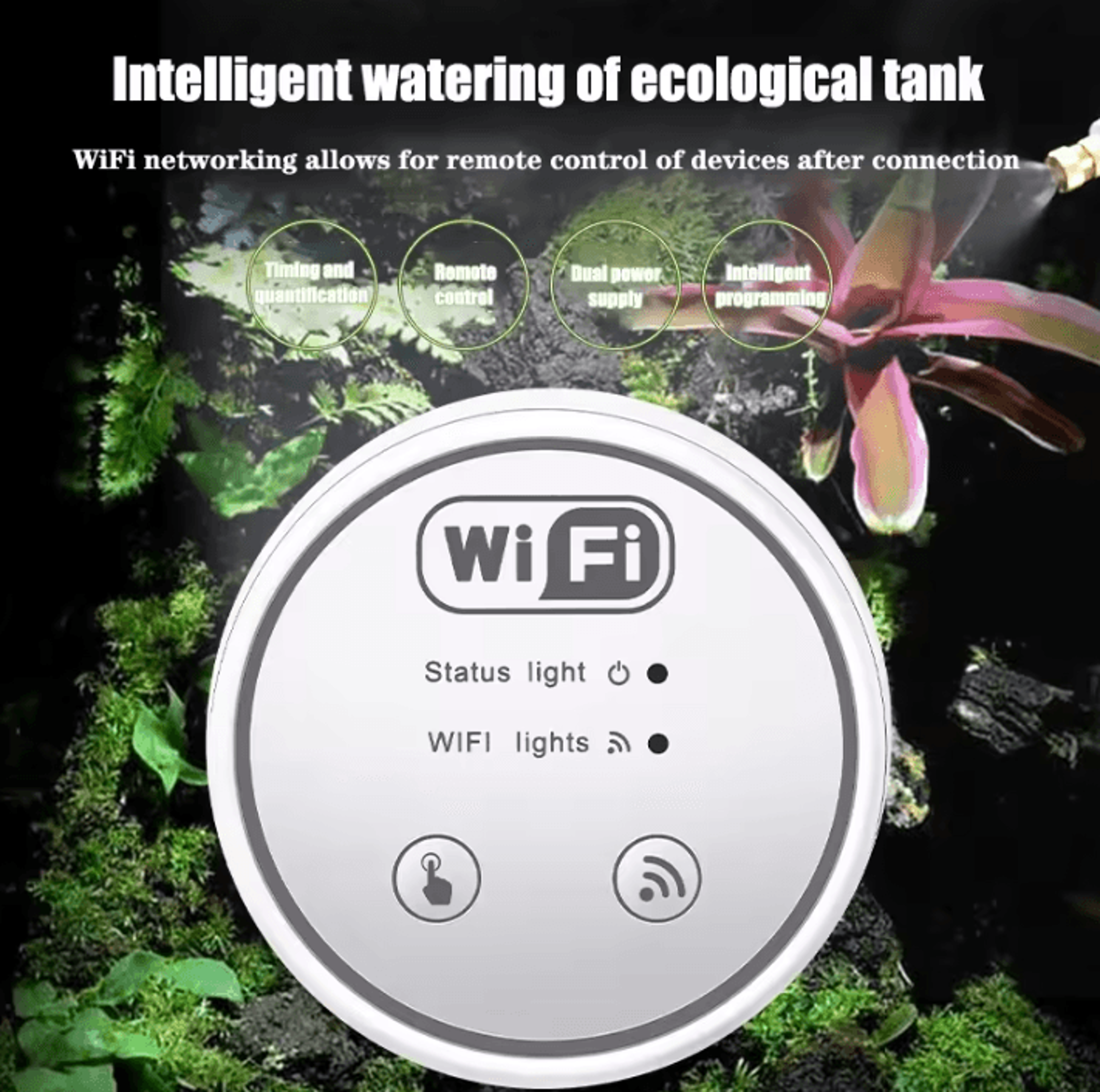 wifi smart automatic reptile misting system with app timer control