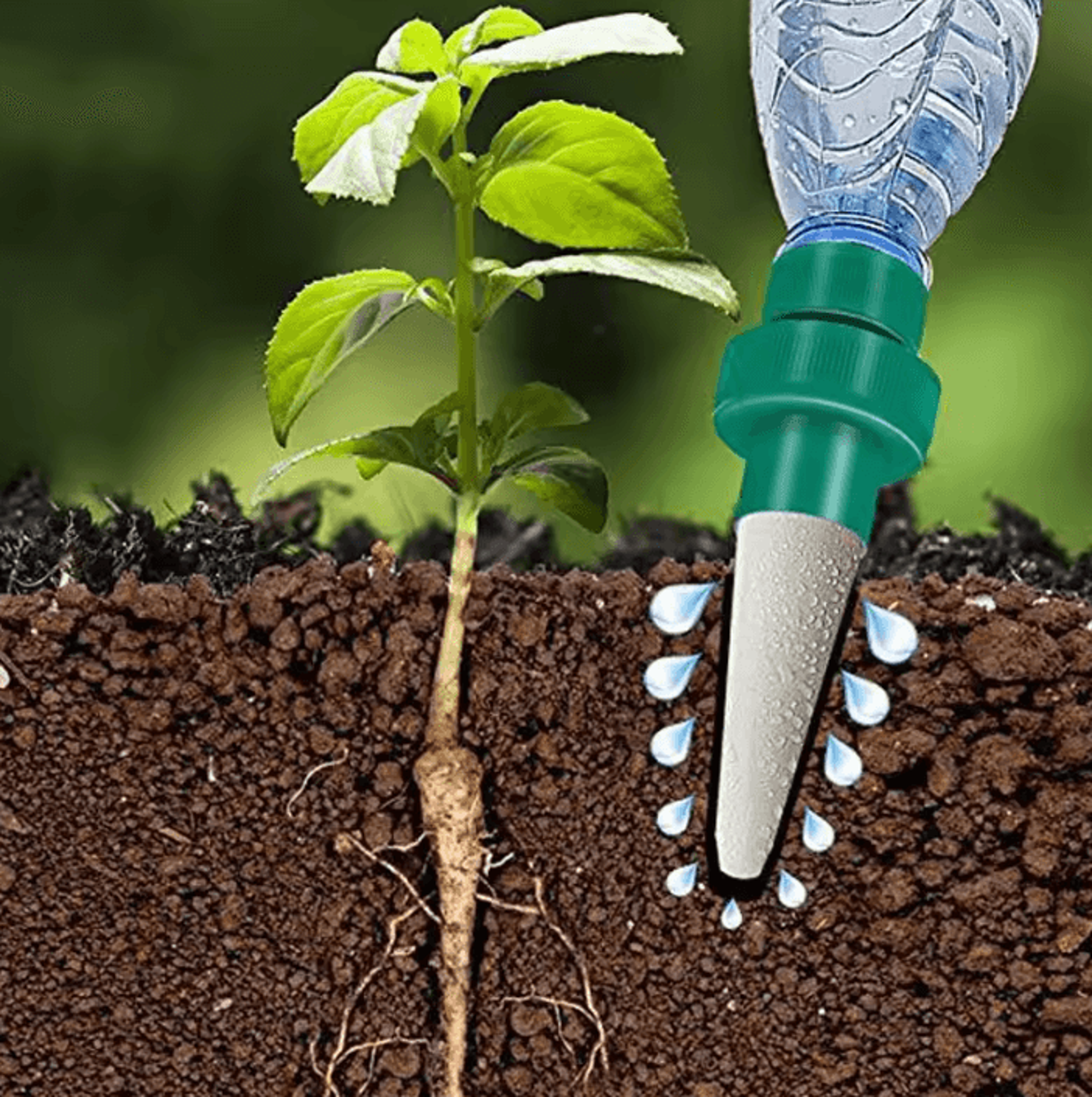 adjustable automatic drip irrigation system – self watering kit for garden, flowers & potted plants