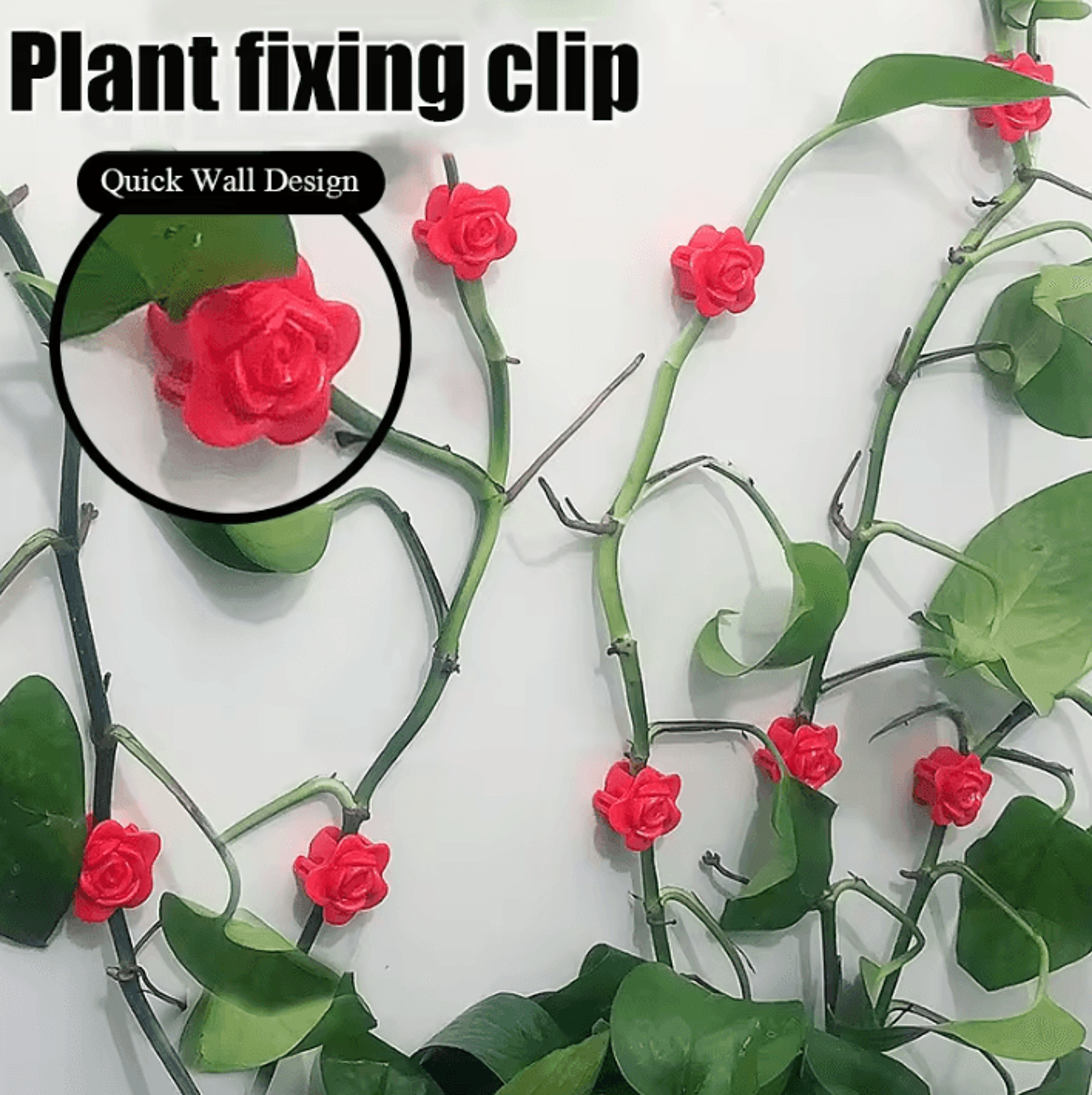self adhesive plant climbing clips for vines and roses