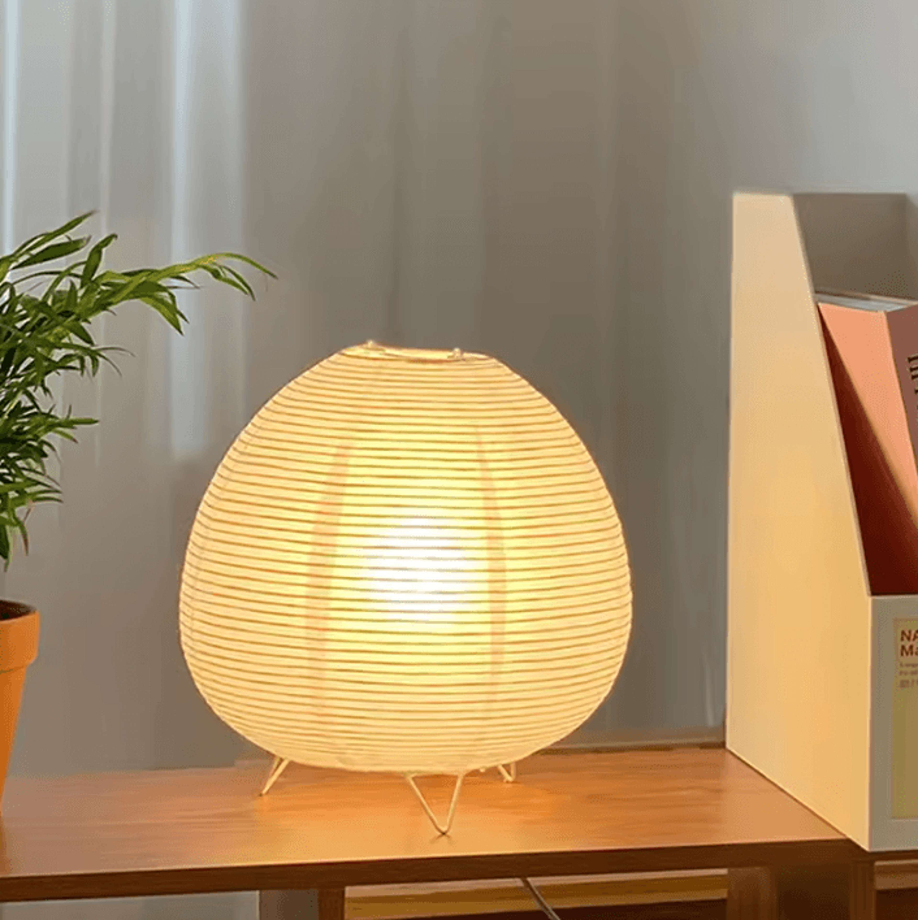 nordic wabi sabi led table lamp for bedroom, living room & study desk decor