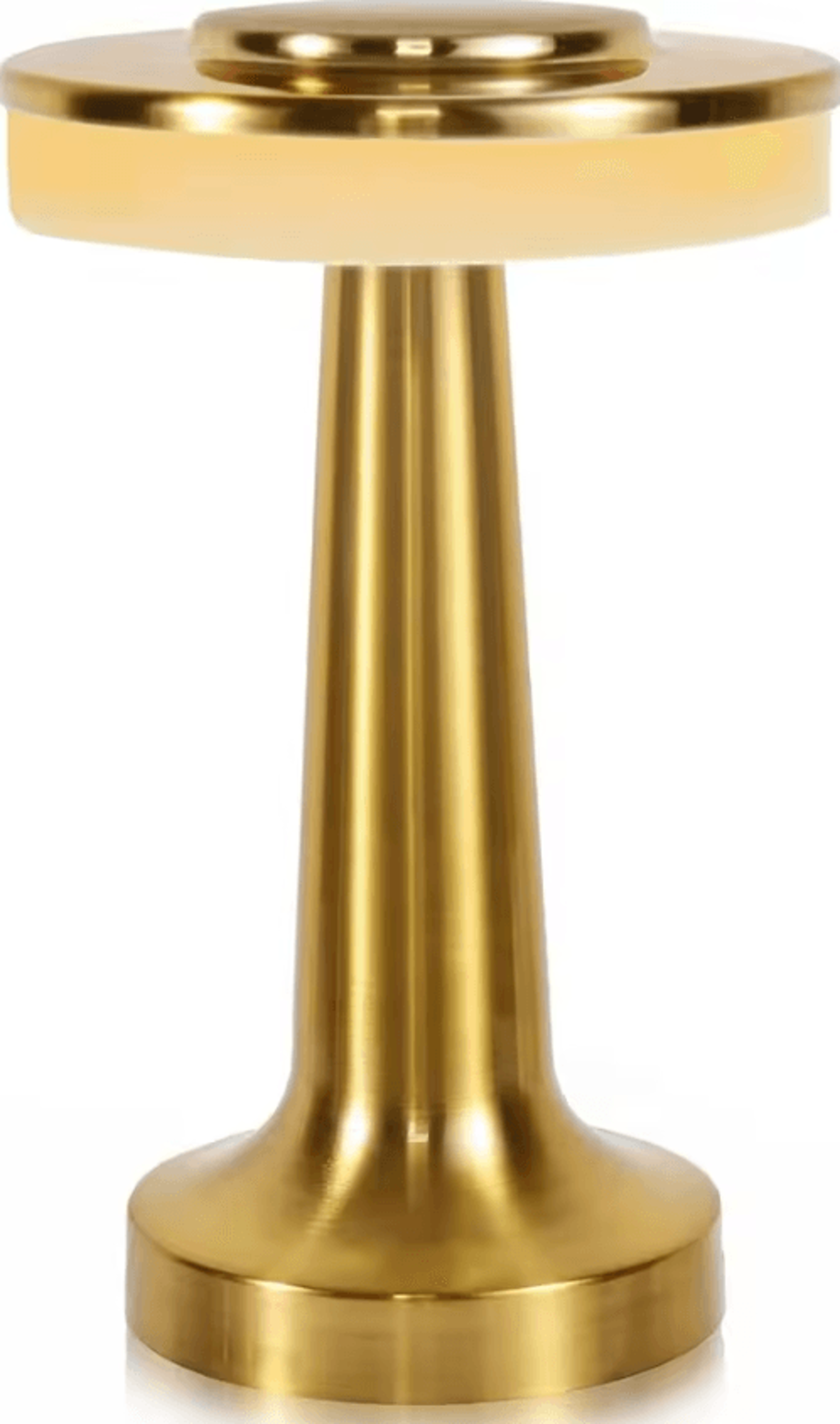 portable metal led table lamp with touch sensor & 3 color modes for indoor & outdoor use