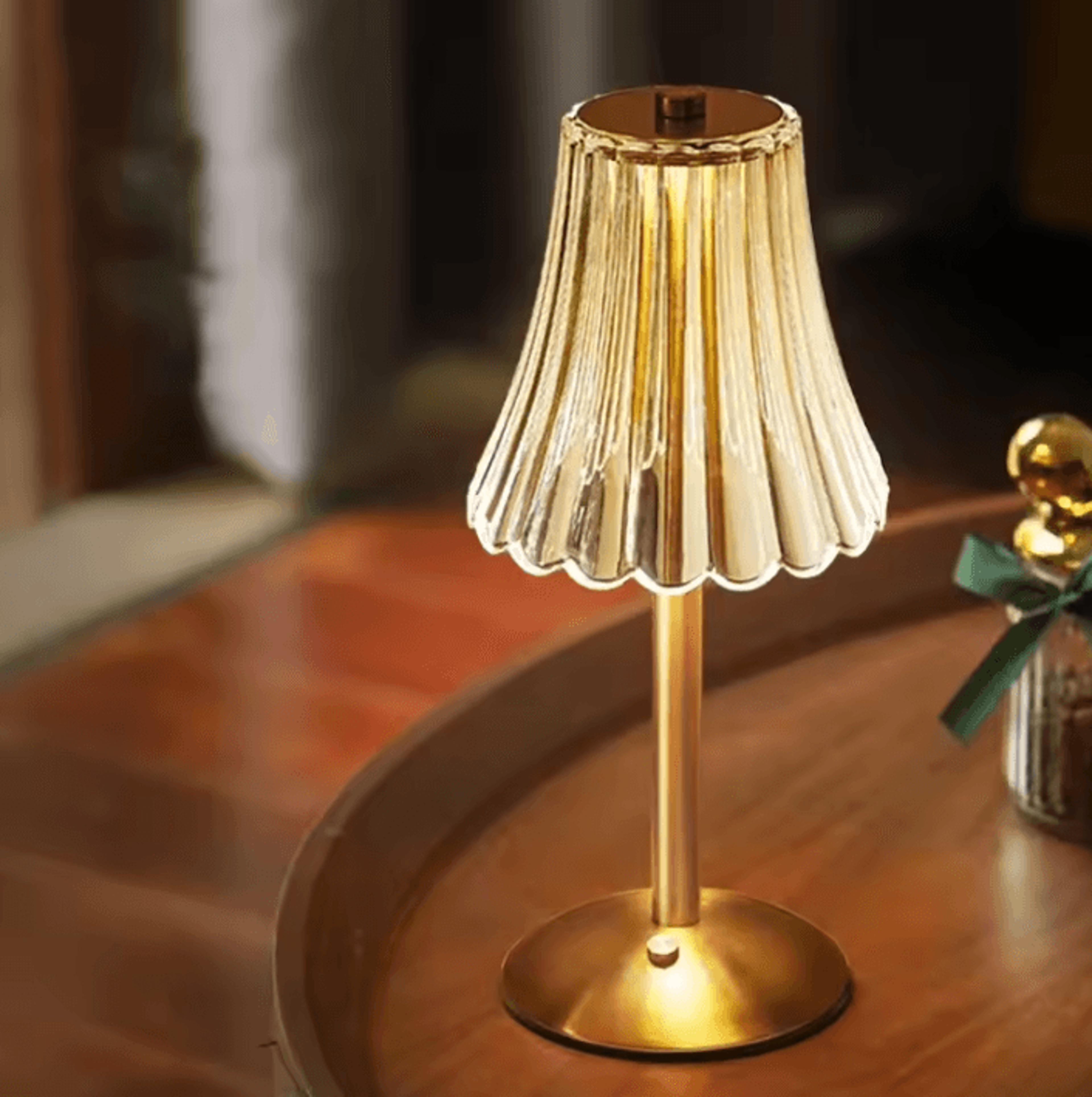 rechargeable wireless touch table lamp portable led bedside & restaurant light