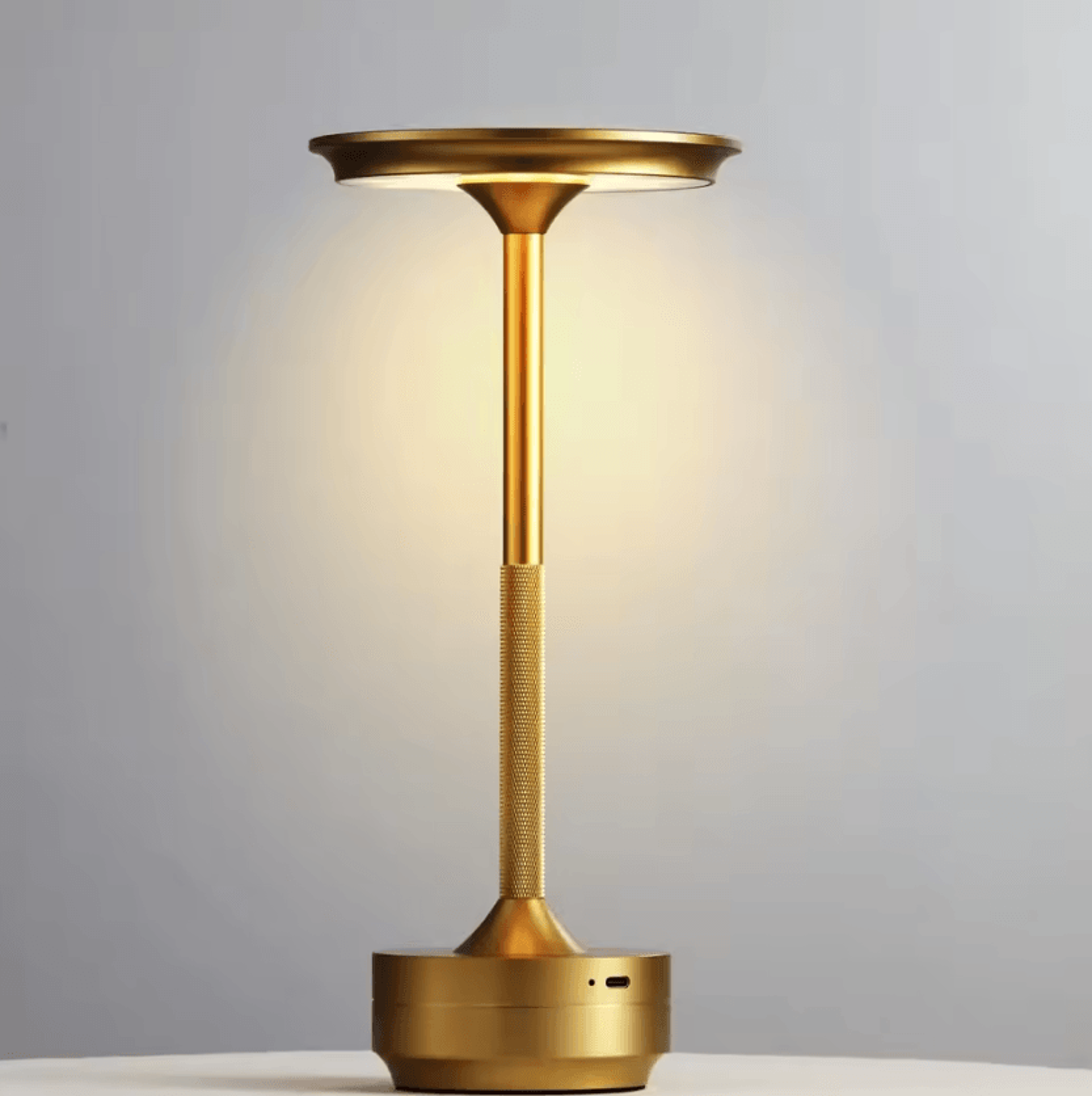 rechargeable wireless touch table lamp usb-c portable led bedside & camping light