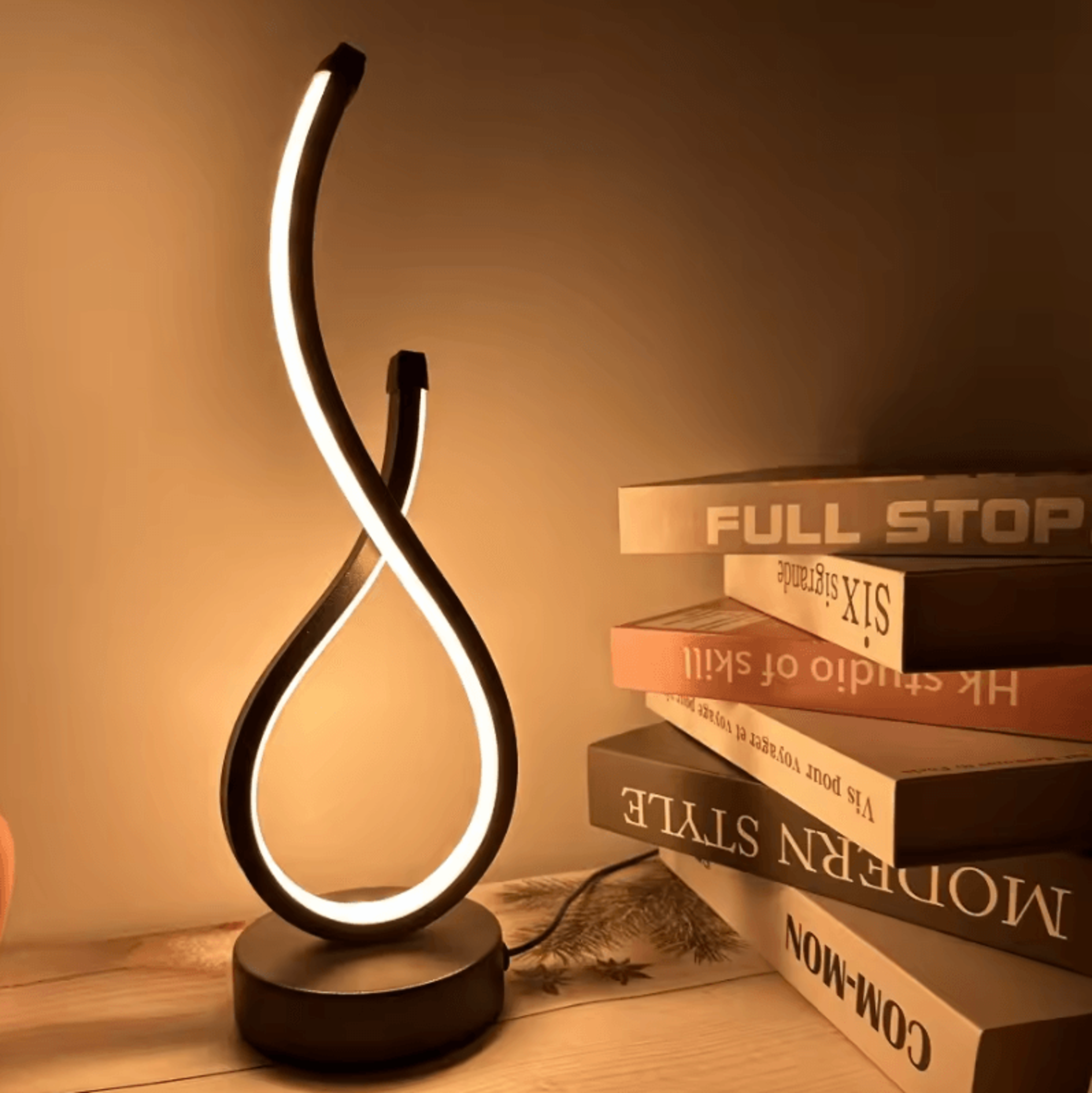 modern led table lamp decorative bedroom night light for home & cafe