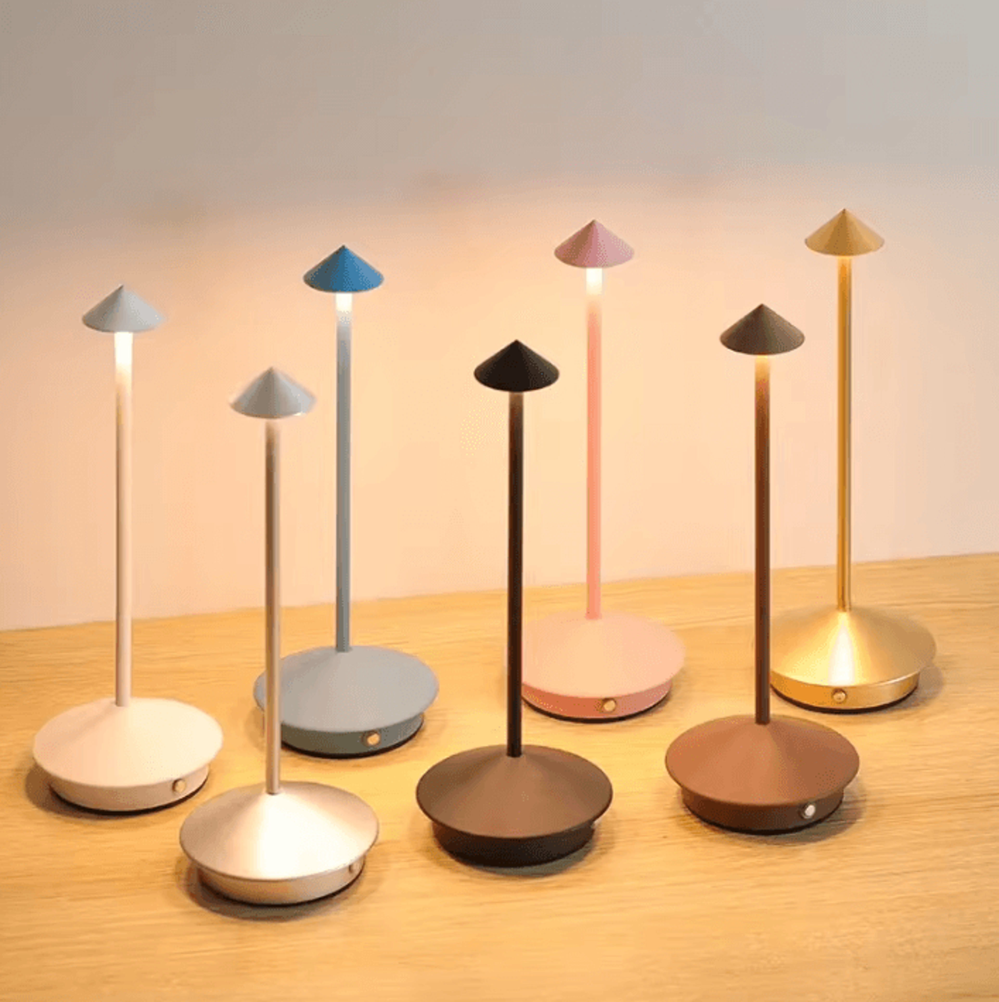rechargeable touch led table lamp modern dining & bedside decorative light