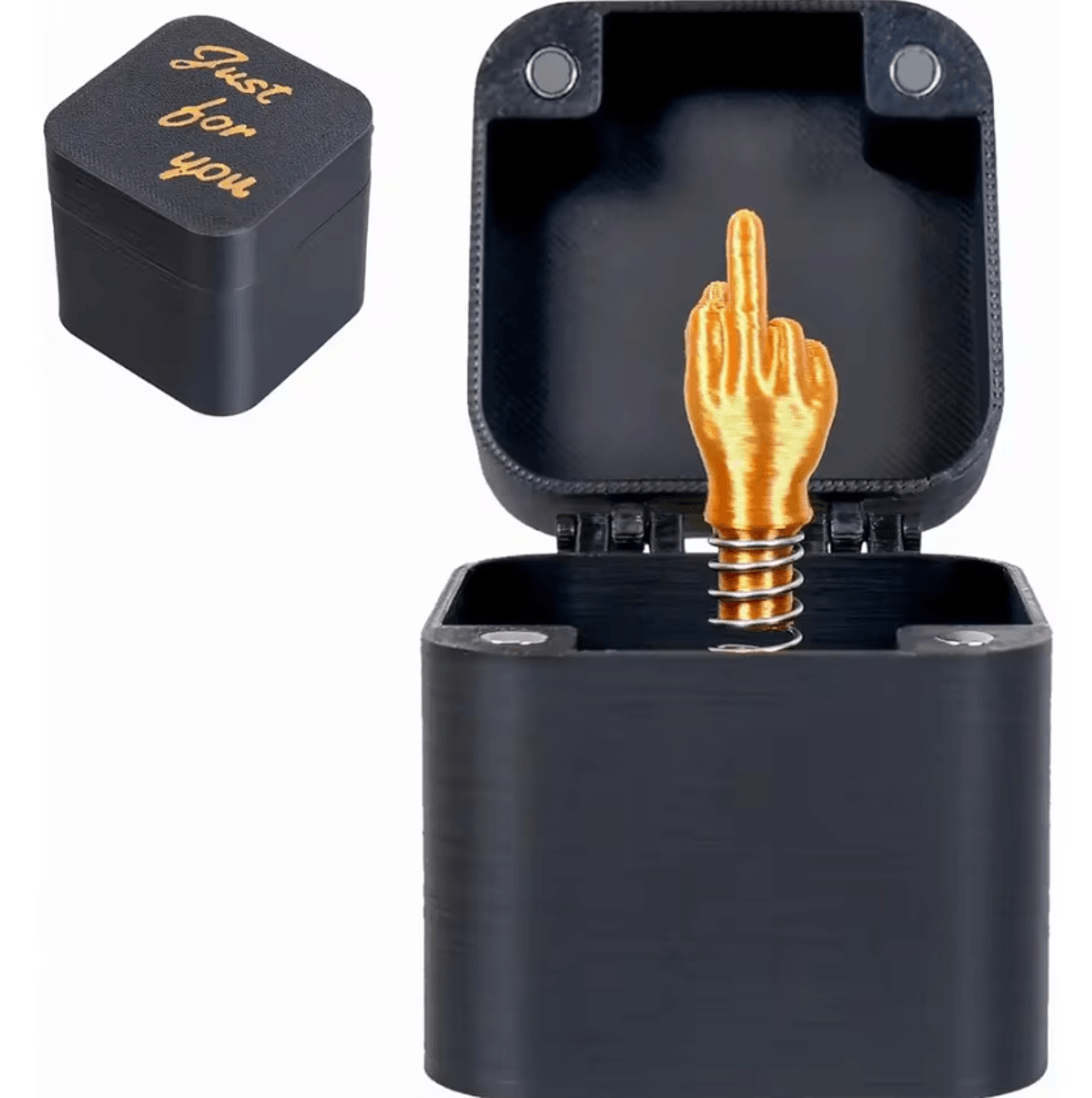 funny middle finger in a box novelty desk decoration gag gift