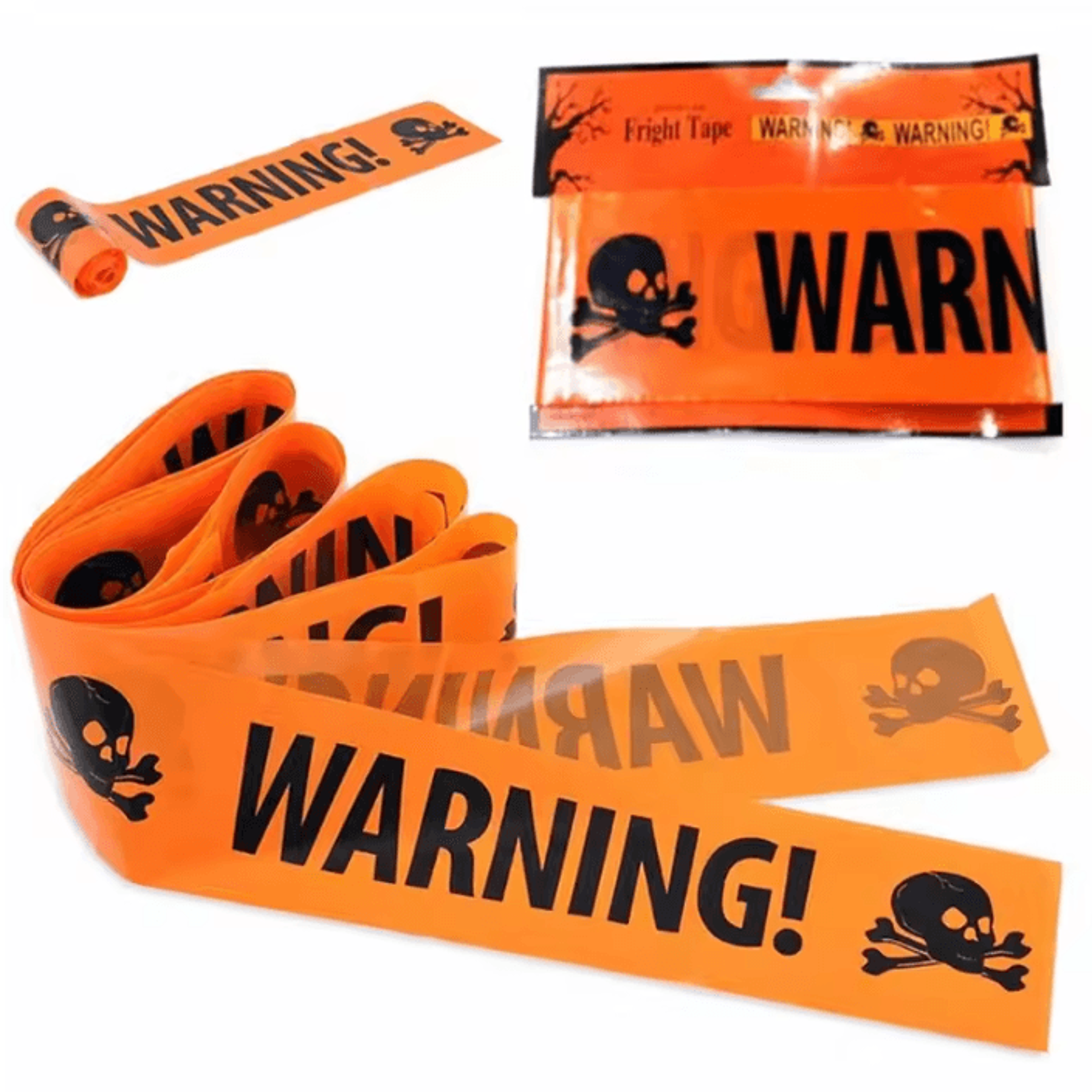 halloween skull warning tape decoration scary party barrier prop