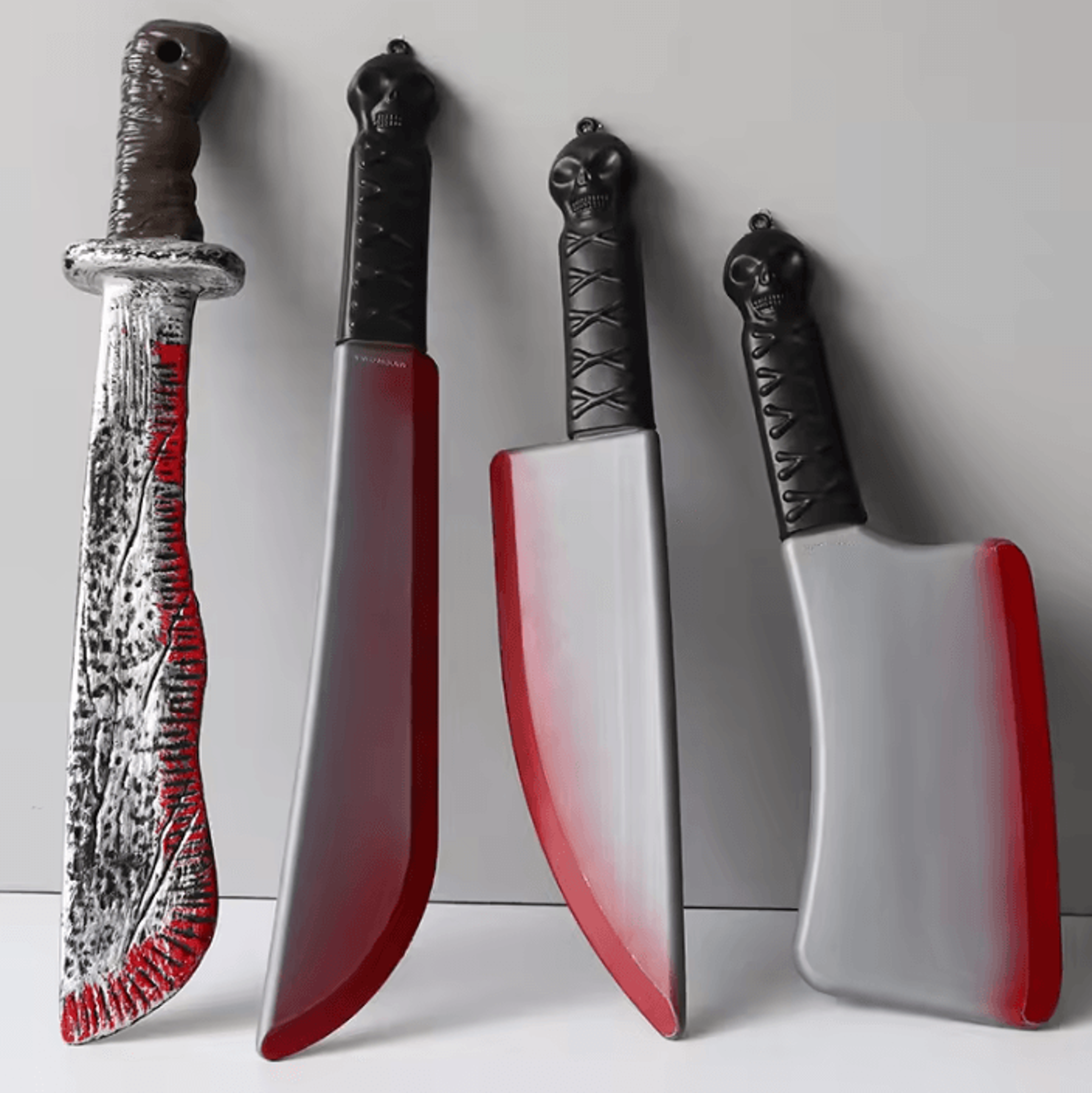 bloody plastic knife prop – halloween knife prop for costumes, haunted houses & party decorations