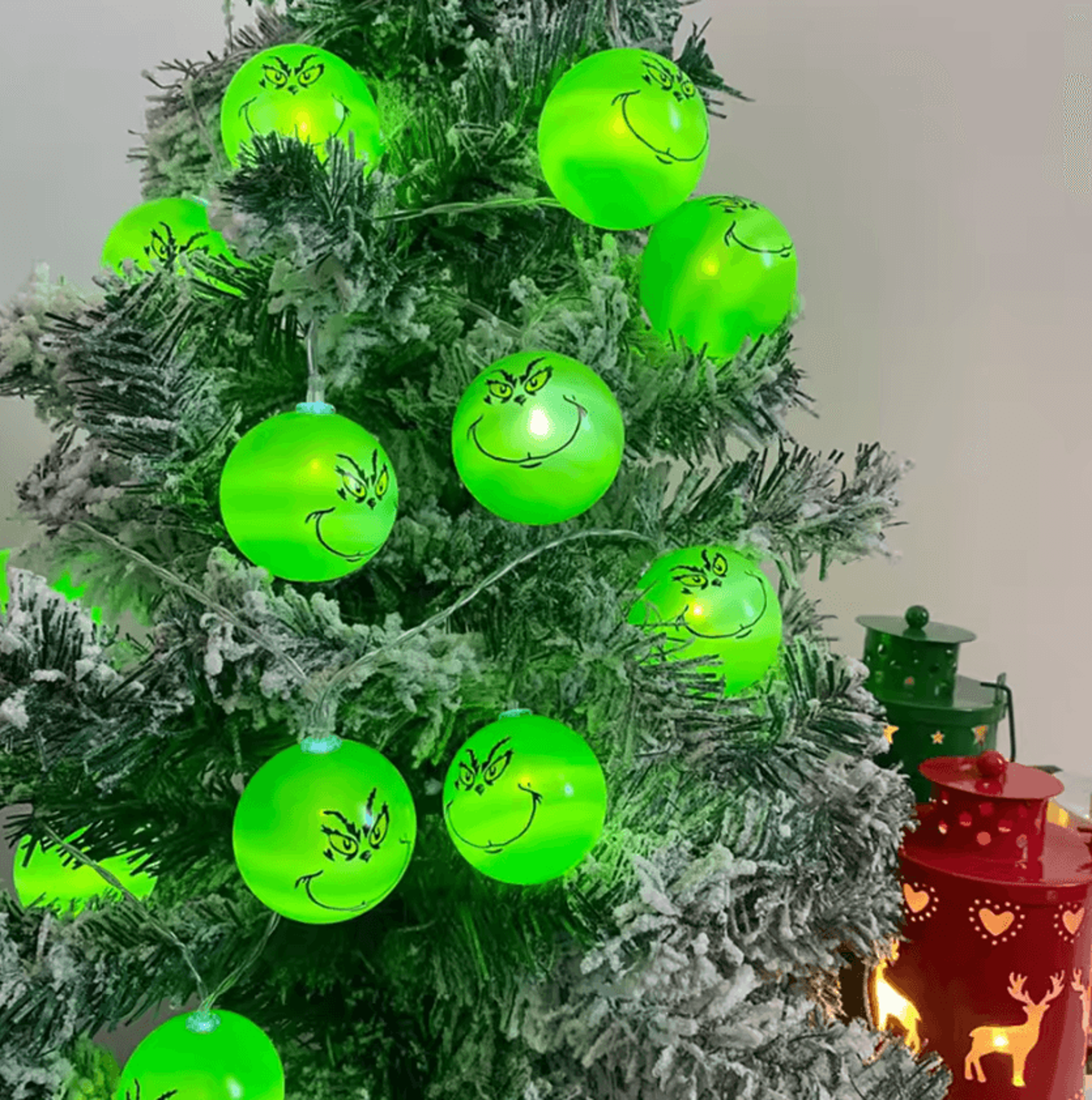 green eyeball string lights – halloween string lights for party, home & holiday decorations