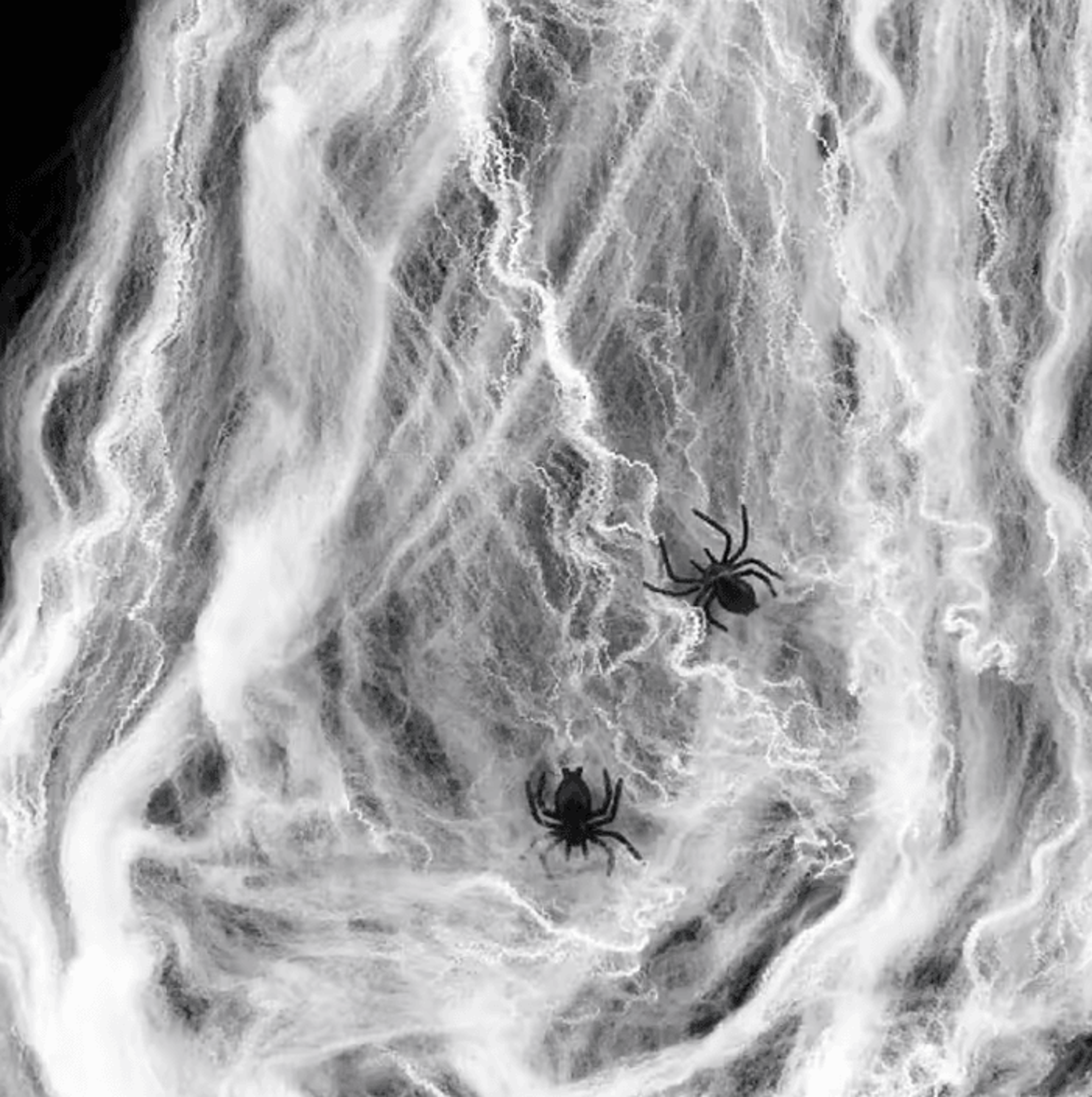 stretchable artificial spider web – halloween spider web decoration for haunted houses & party scenes