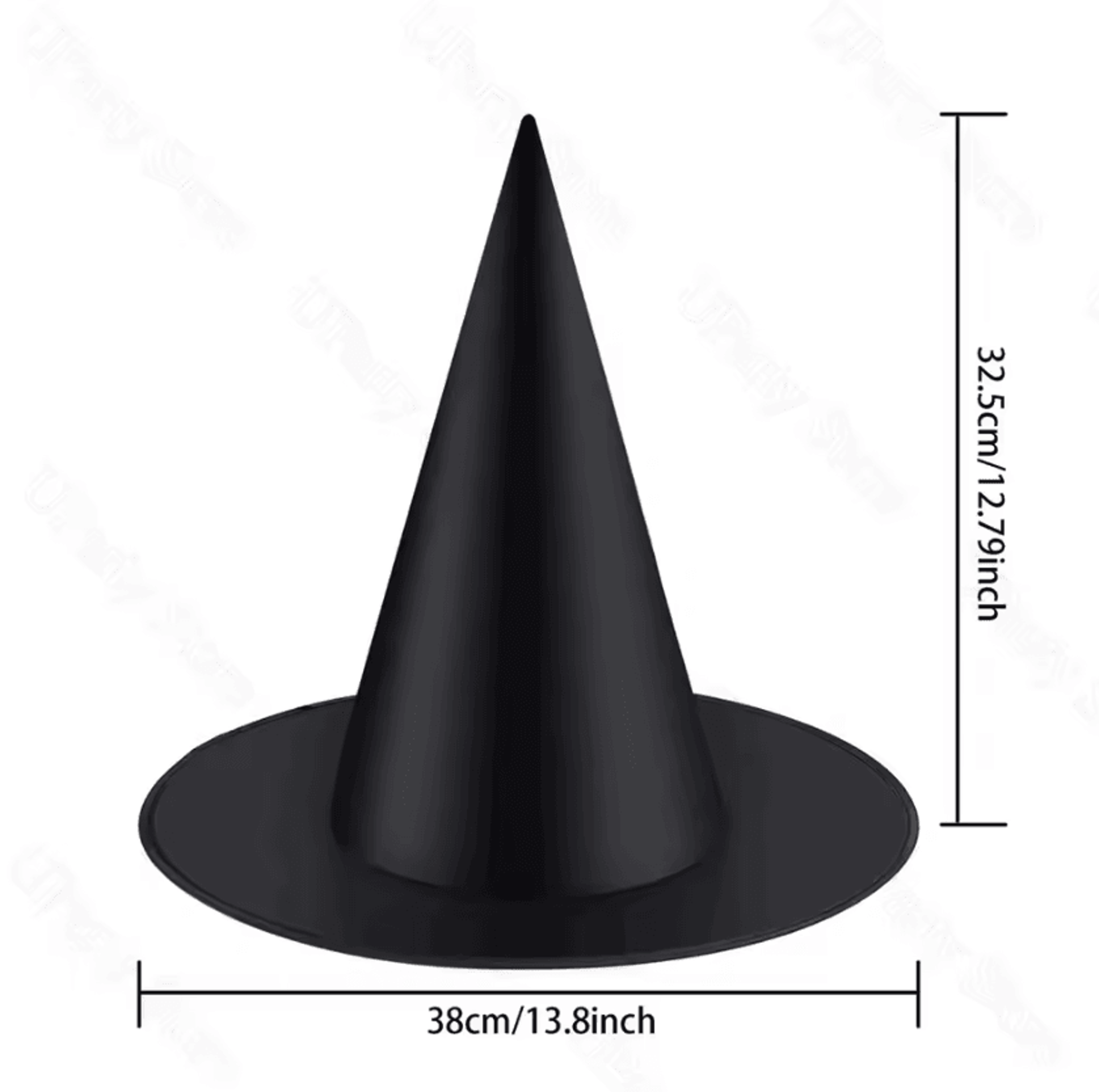 hanging witch hat set – halloween witch hats floating wizard decorations for home & party decor