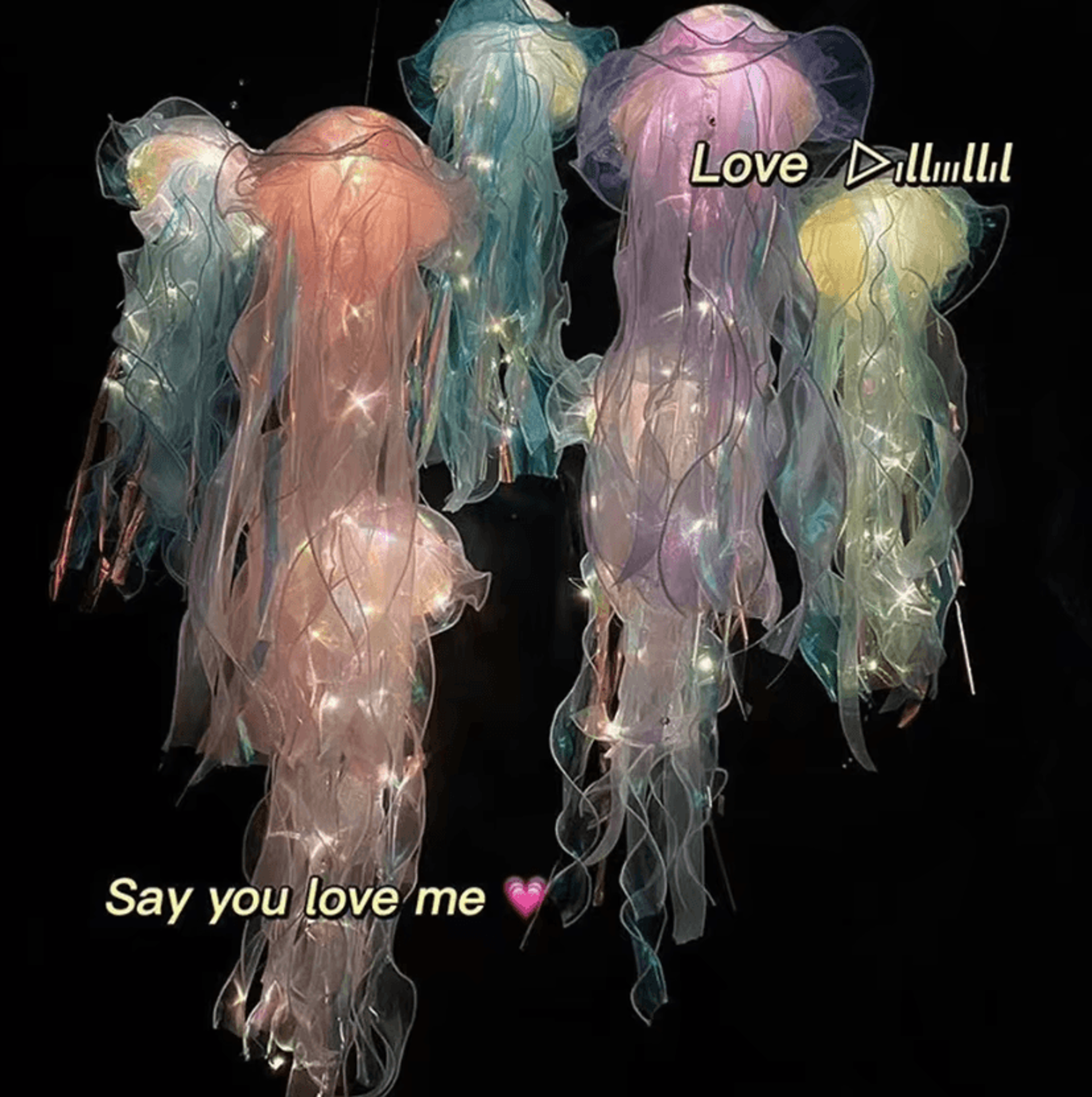 diy jellyfish lantern – jellyfish lamp under the sea decorative light for mermaid-themed rooms & parties