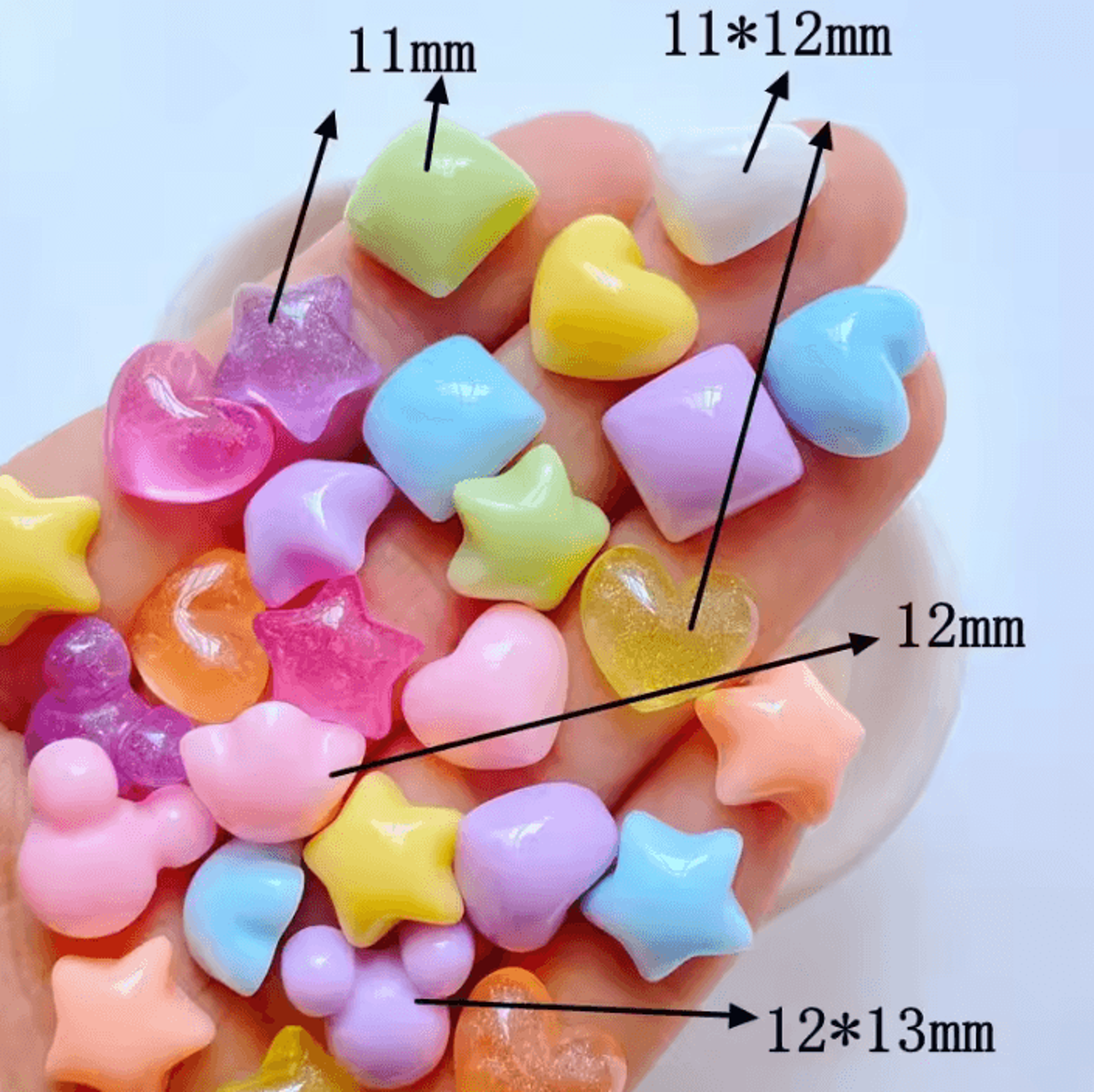 30pcs cute resin cabochons – resin cabochons flat back embellishments for diy crafts & jewelry making