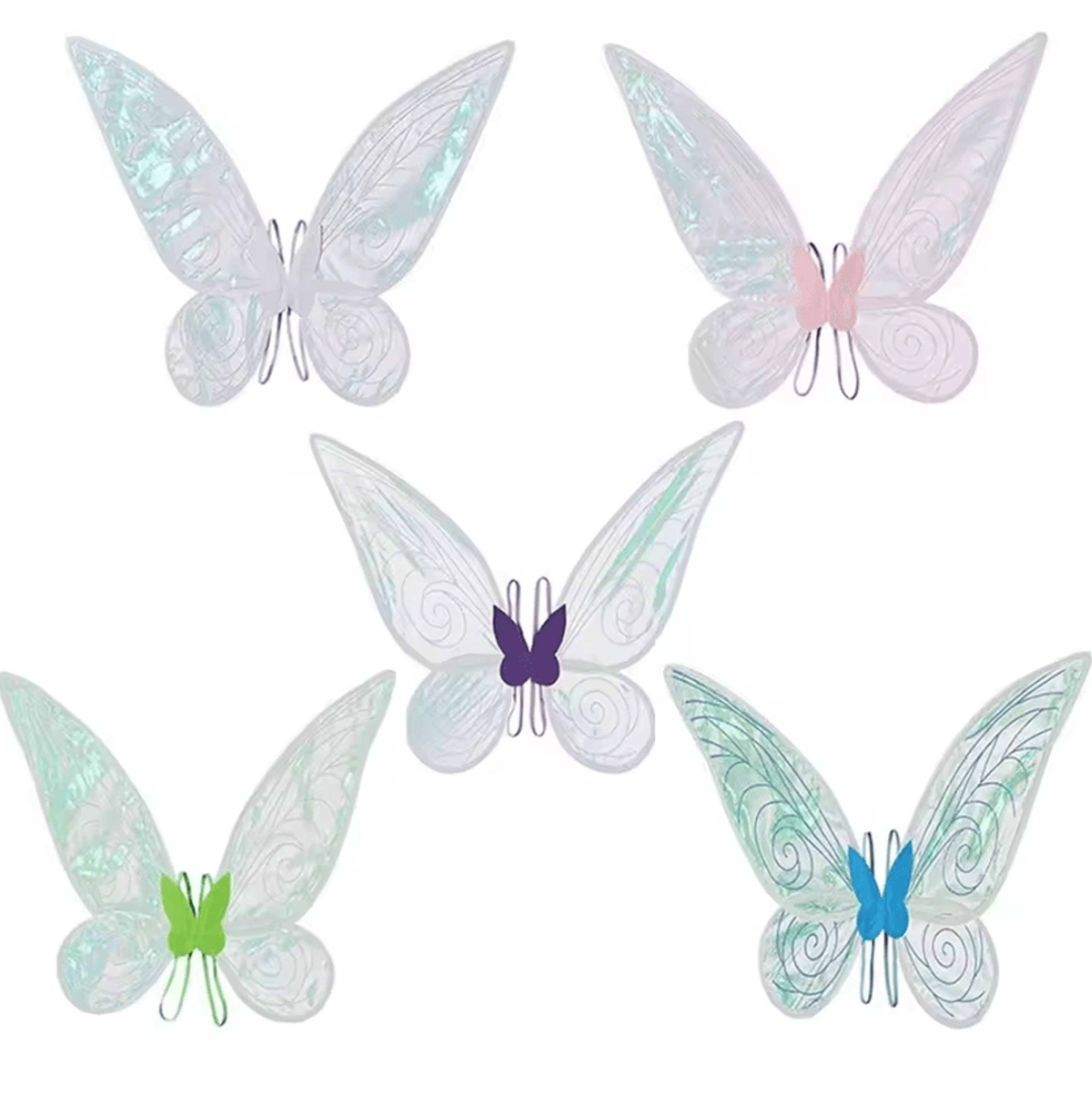 sparkle butterfly fairy wings costume – fairy wings costume glitter butterfly angel wings for women & girls