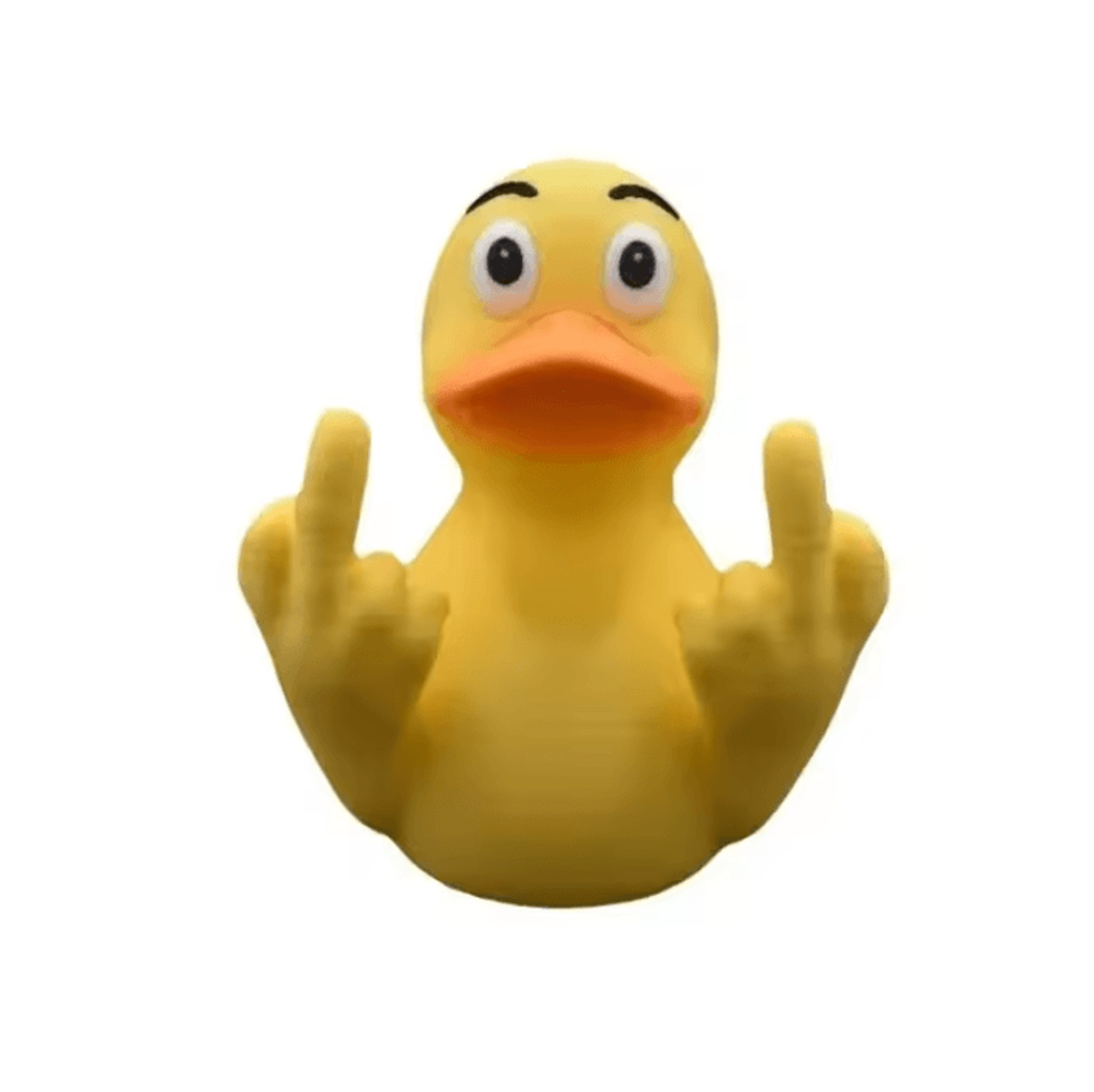 funny middle finger duck statue – resin duck figurine funny duck desk decor for home, office & garden