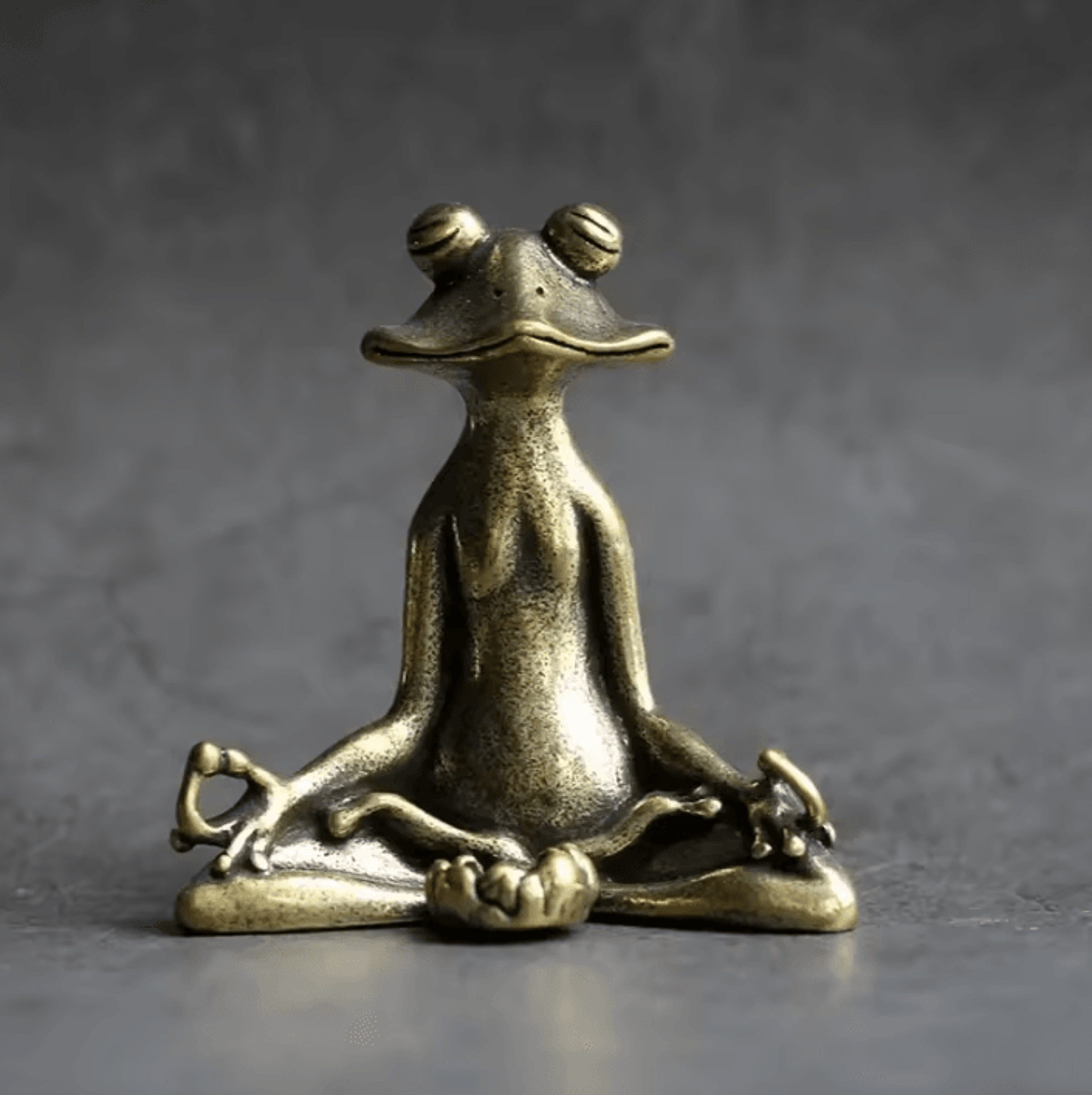 pure copper frog incense holder – zen frog incense burner retro copper incense holder for tea room & home decor