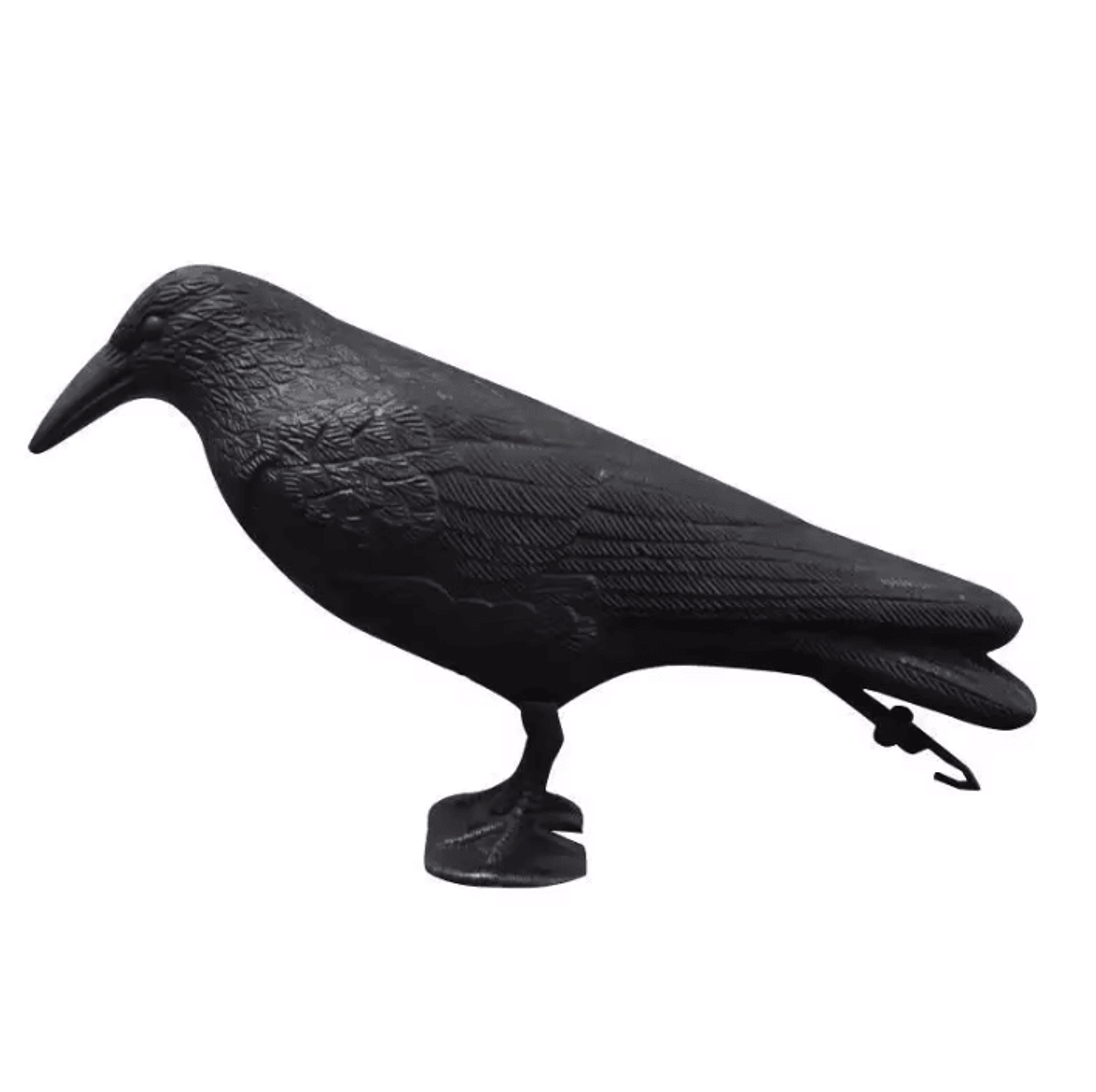 realistic black crow garden decoy – crow bird repellent raven garden decoration for outdoor pest control