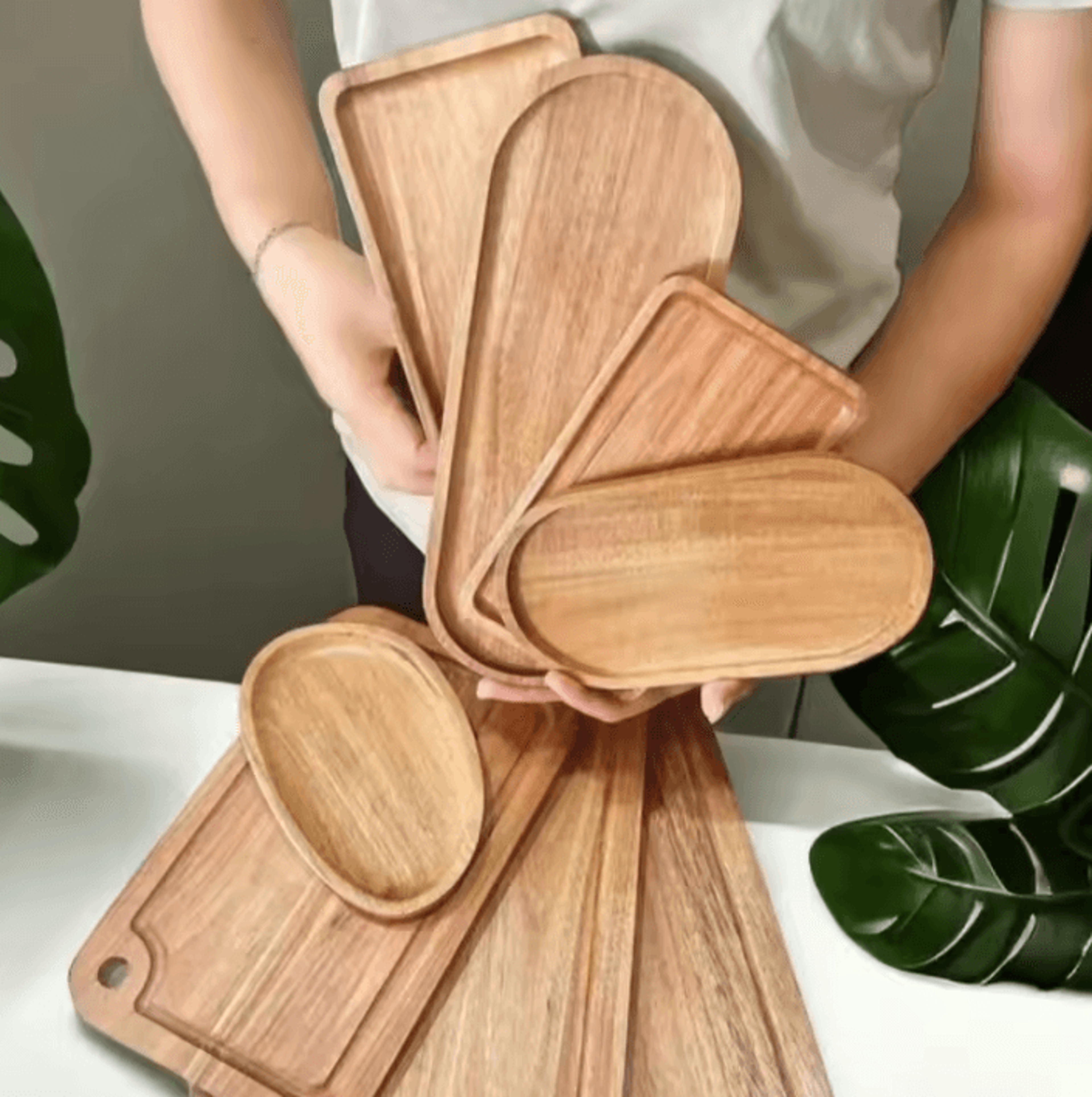 wabi sabi acacia wood serving tray – acacia wood serving tray wabi sabi wood platter for home & table decor