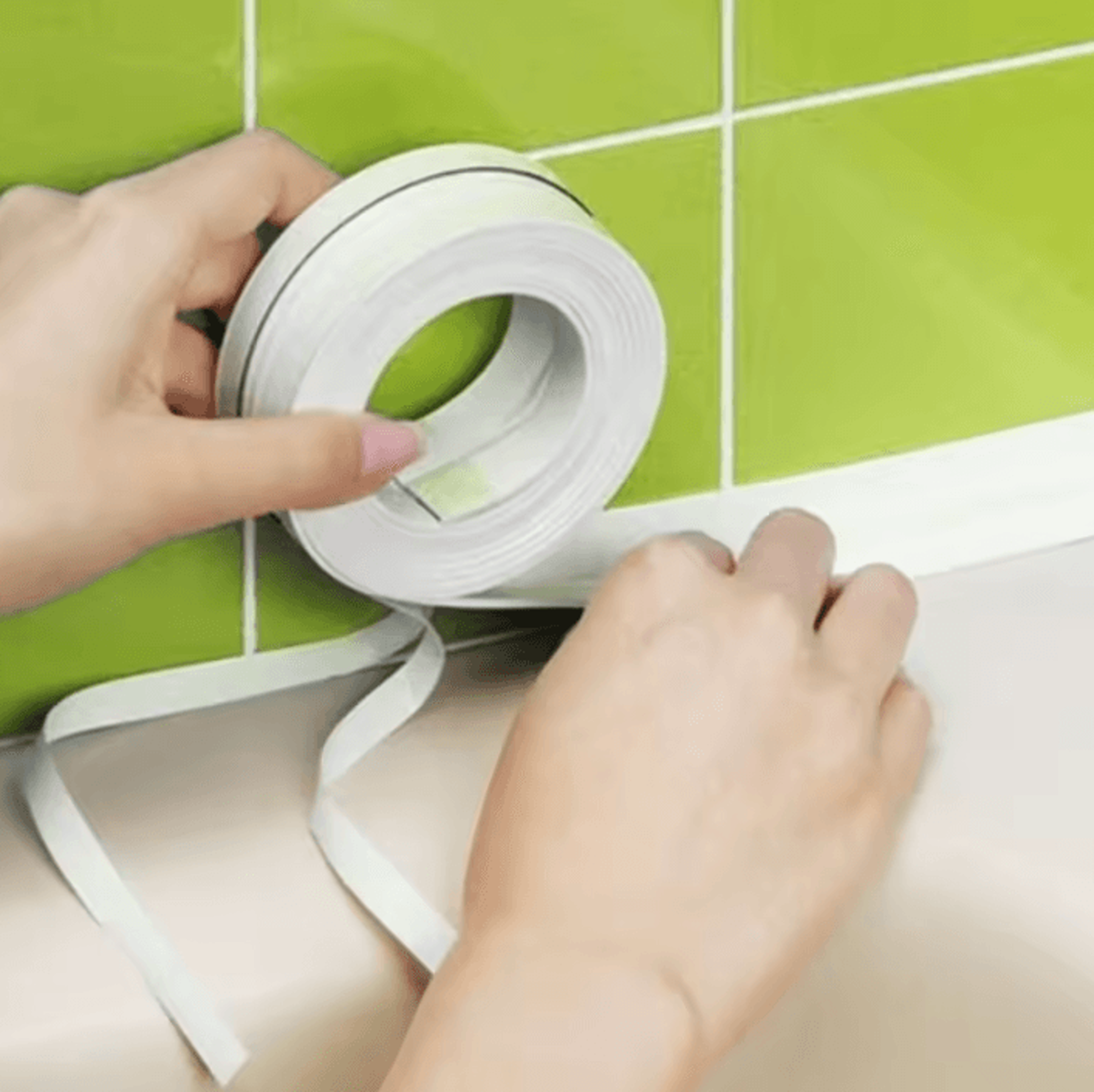 waterproof pvc sealing tape – self adhesive sink & bathroom edge strip