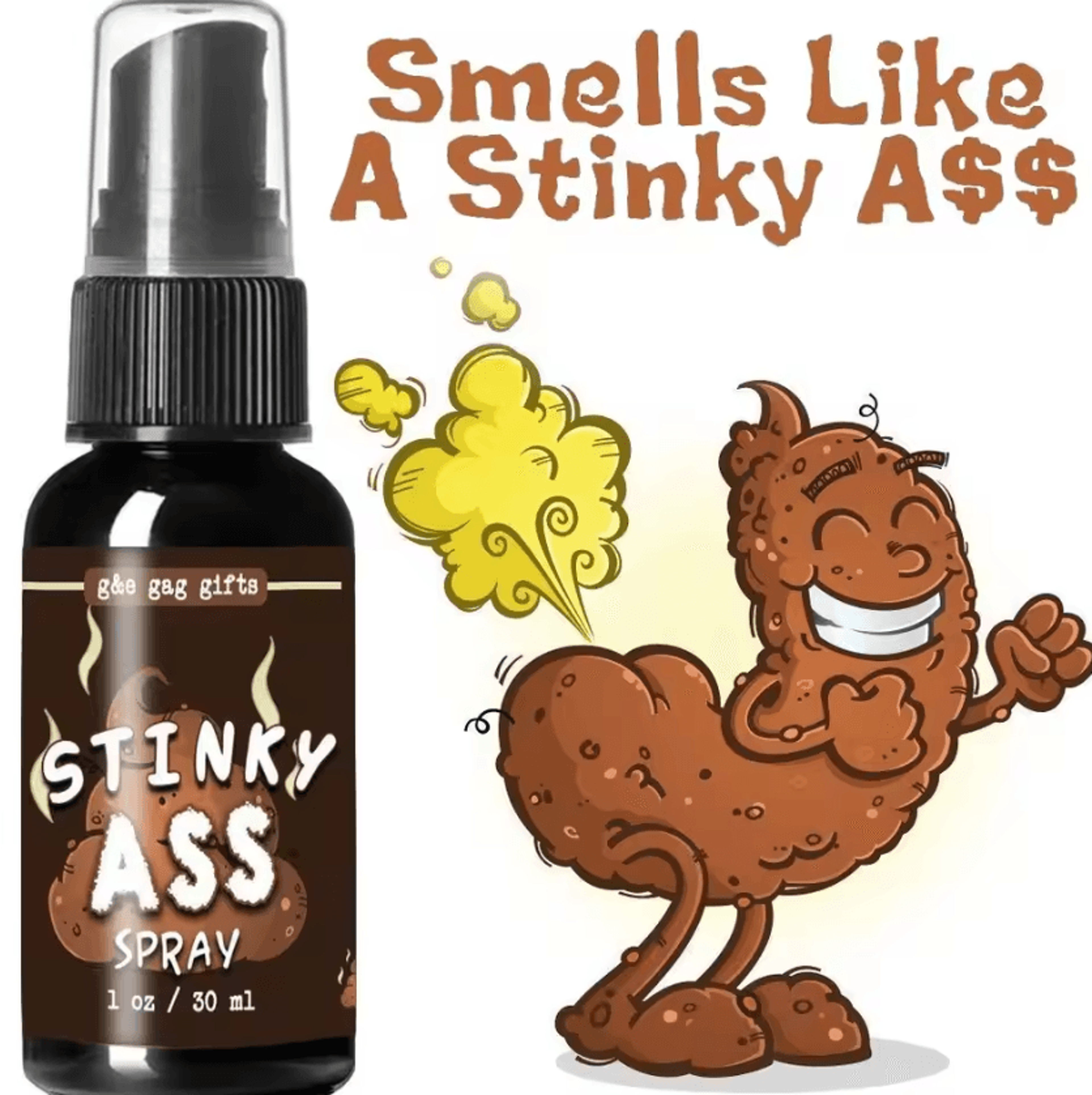 30ml liquid fart spray – stink bomb prank spray & novelty gag toy