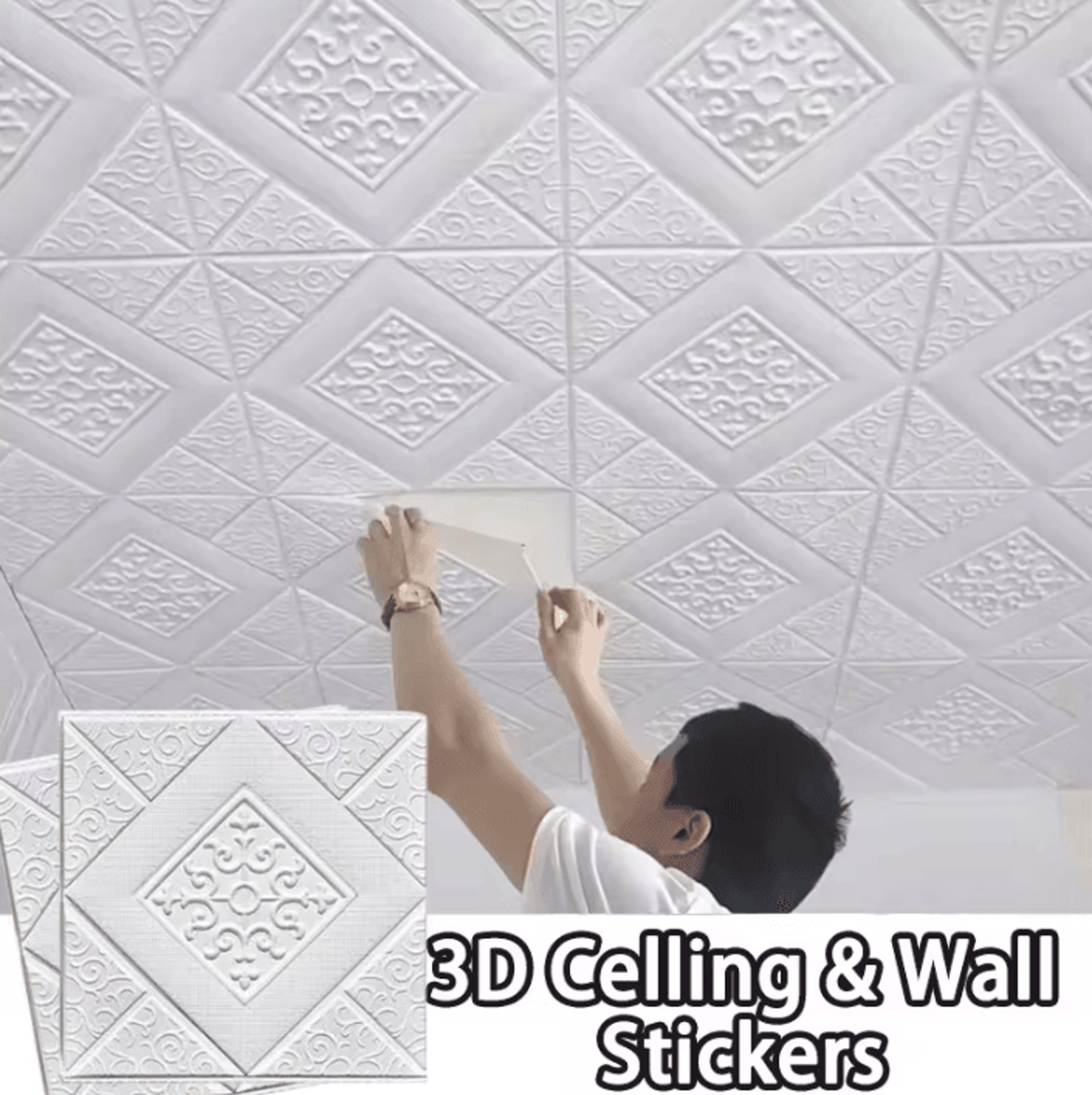 10-30 piece 35x35cm 3d brick self-adhesive waterproof wall panels
