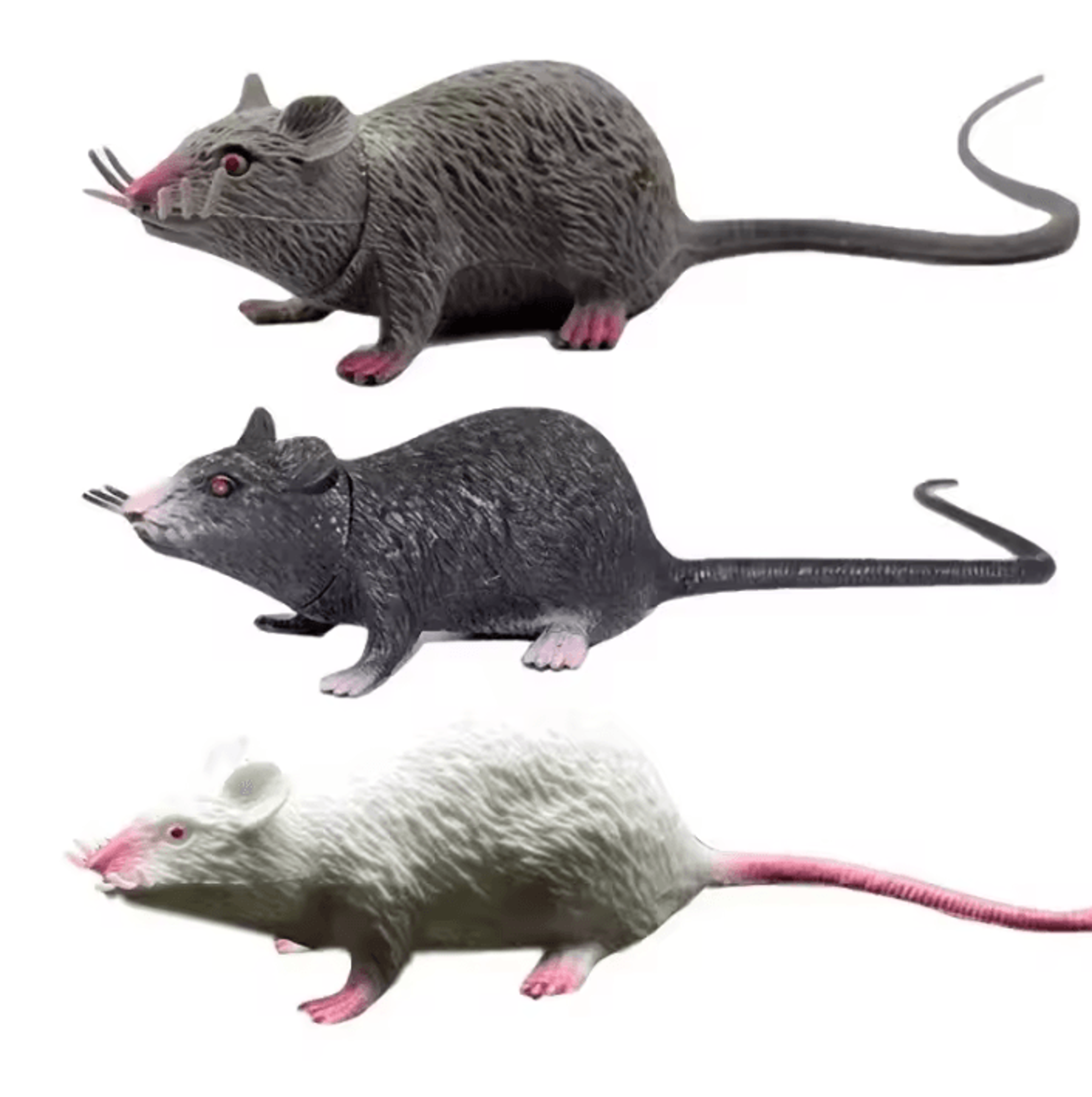 realistic simulation mouse toy – lightweight fake mouse prank prop