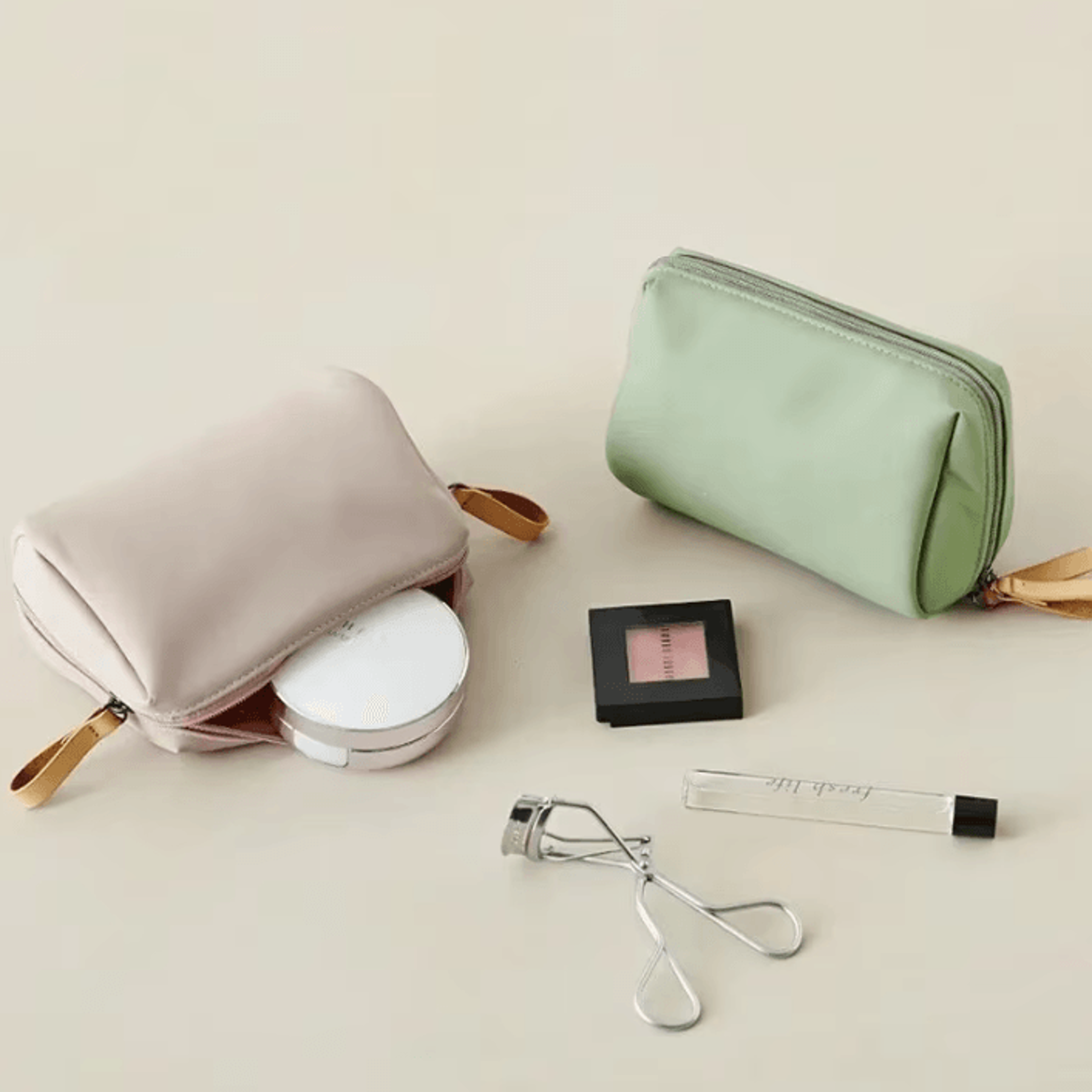 waterproof korean style cosmetic bag - makeup and toiletry organizer