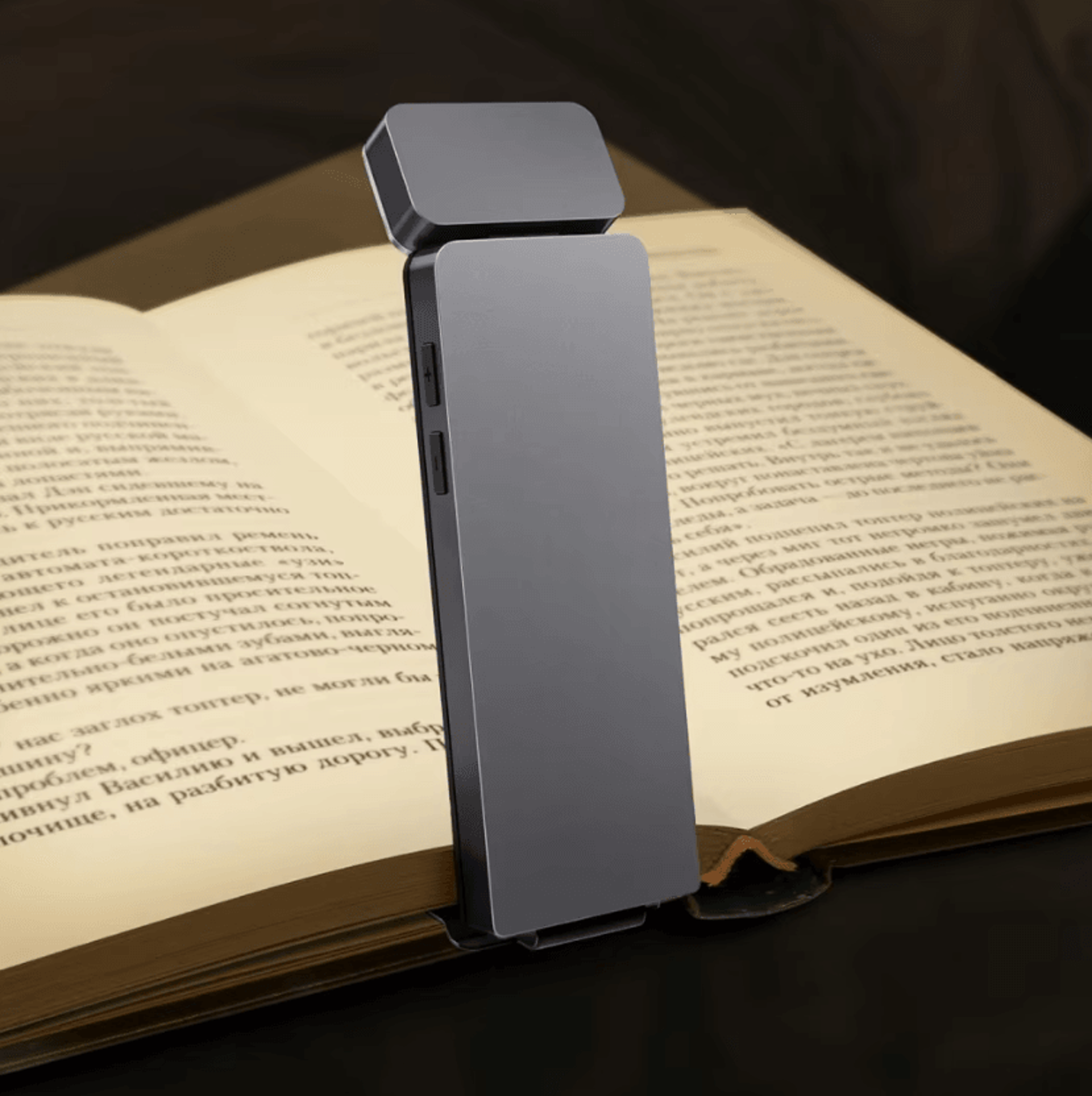 usb rechargeable mini led book light - portable clip-on reading lamp