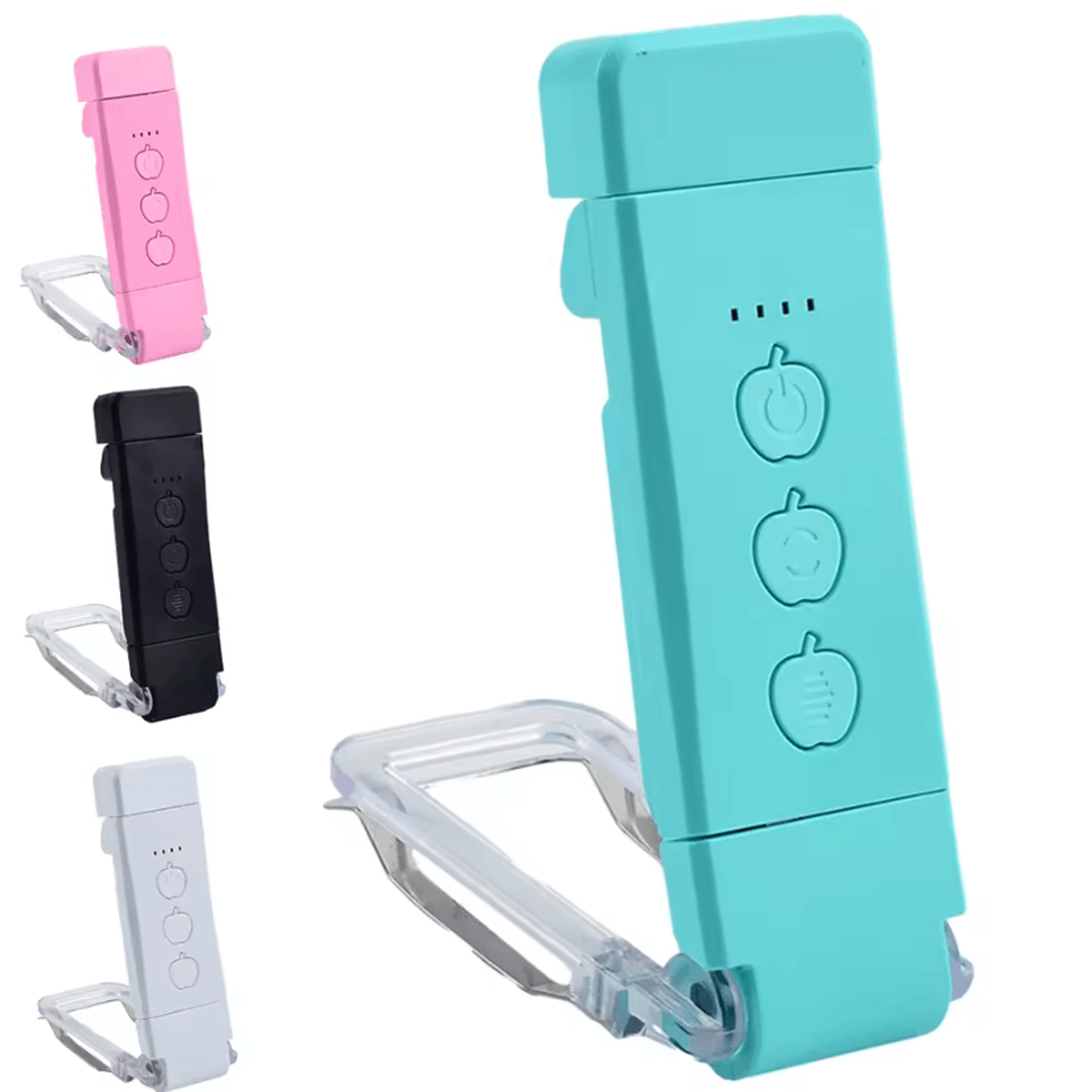 usb rechargeable bookmark book light - adjustable clip on reading lamp