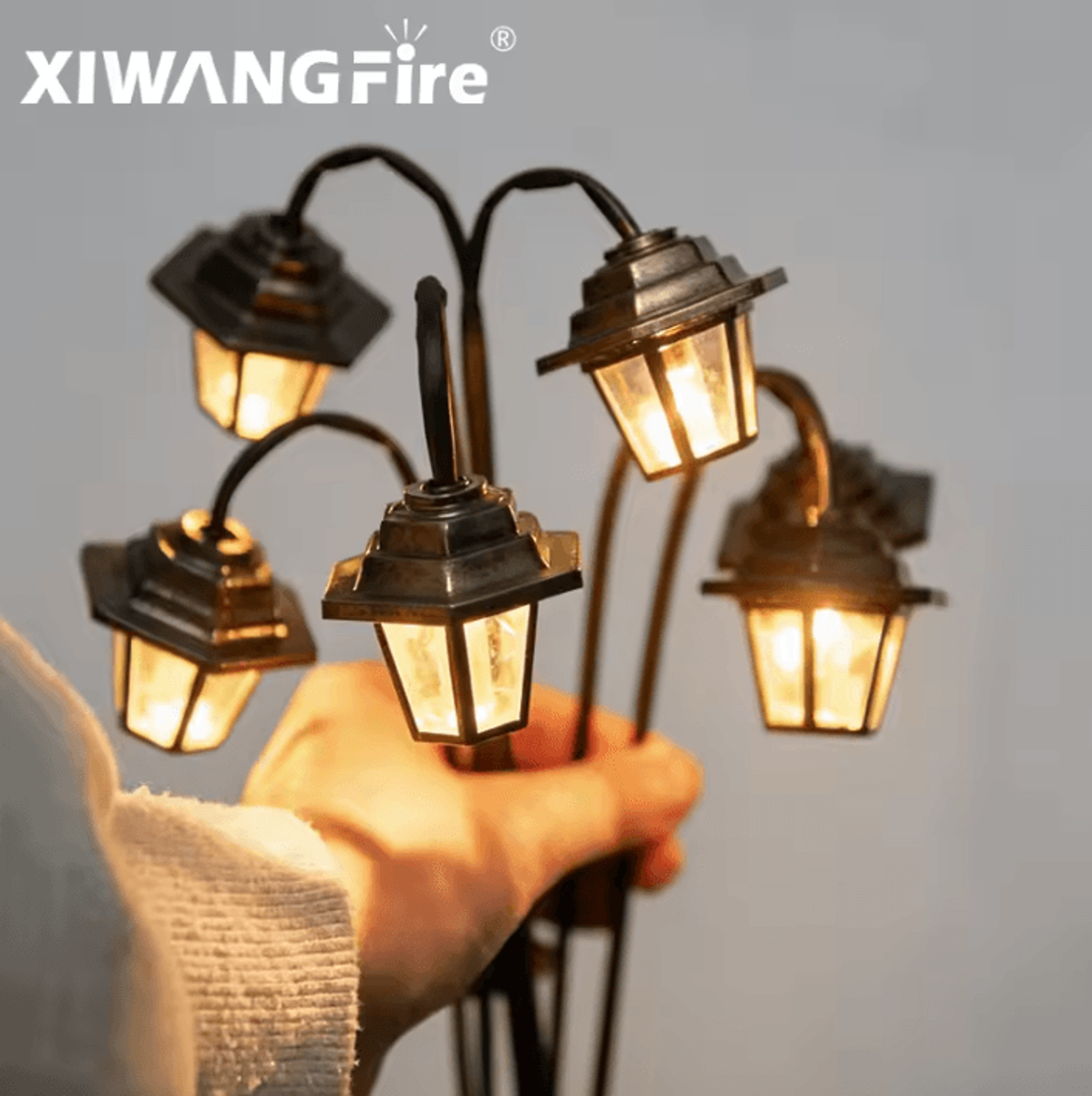 vintage solar lantern - ip65 waterproof dusk to dawn garden light