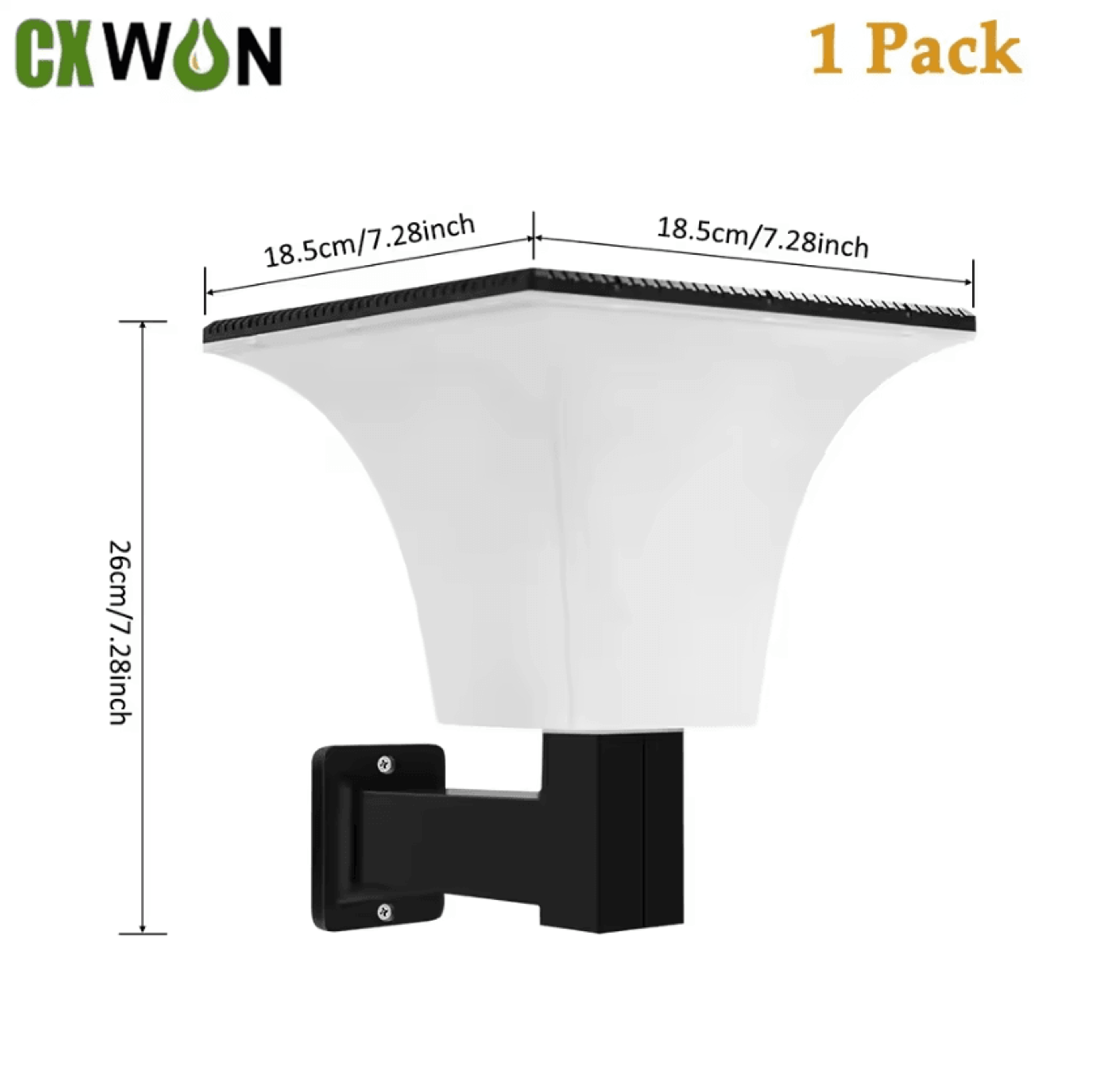 solar radar sensor wall light - waterproof outdoor porch security lamp