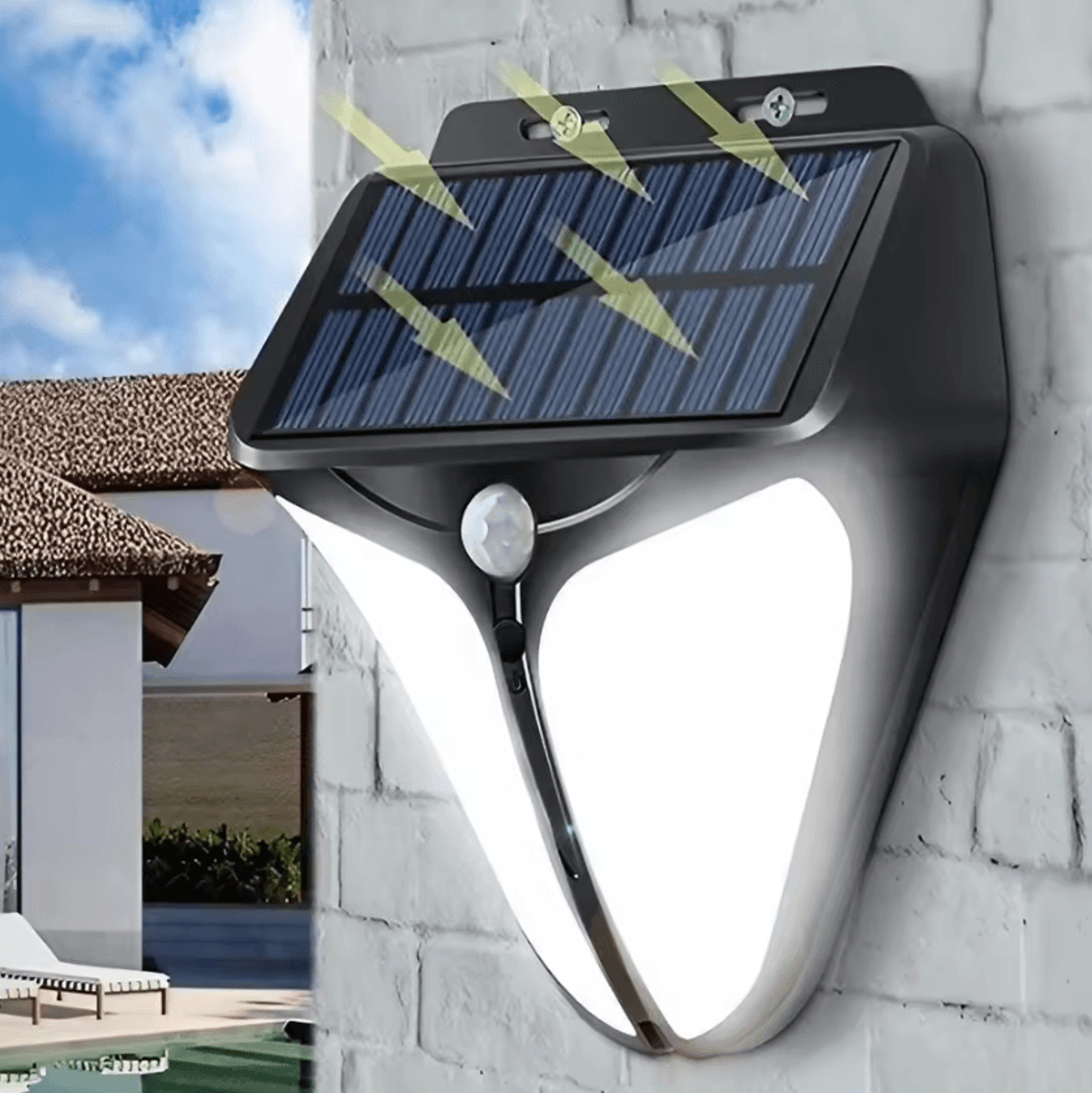 super bright solar street light - waterproof led courtyard lamp