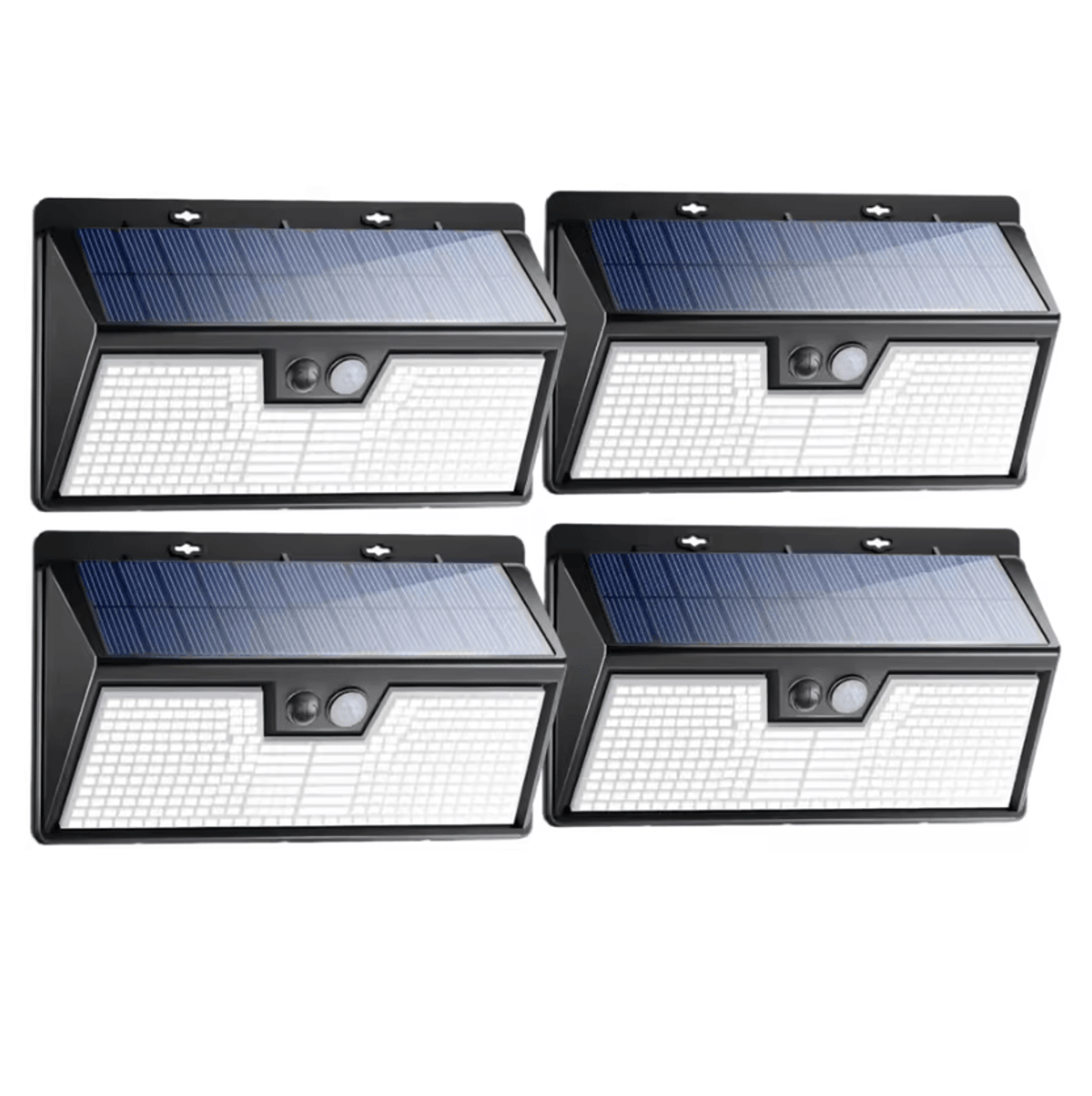 318led solar motion sensor lights - ip65 waterproof outdoor security lights