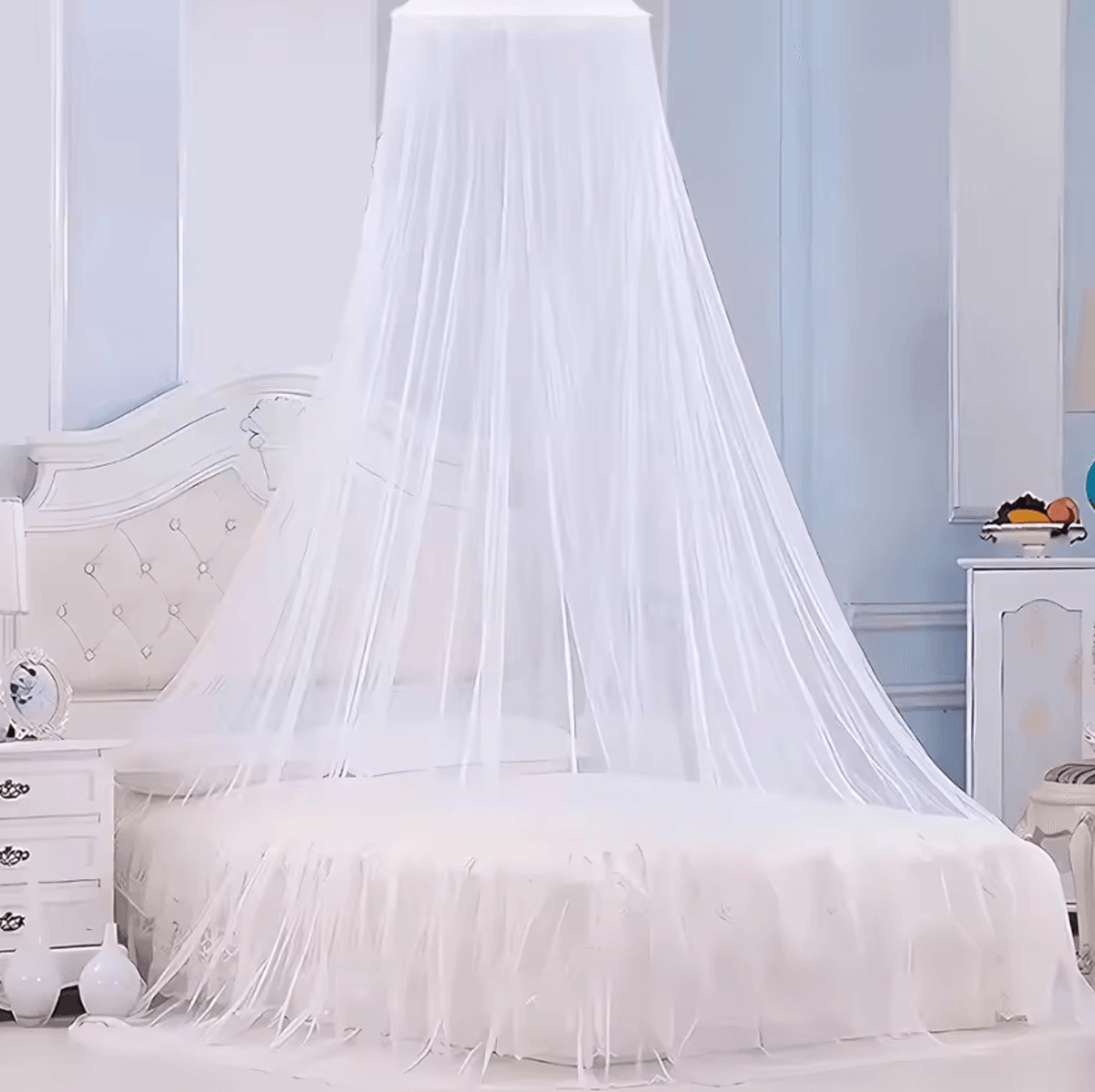 large mosquito net bed canopy for single and double beds