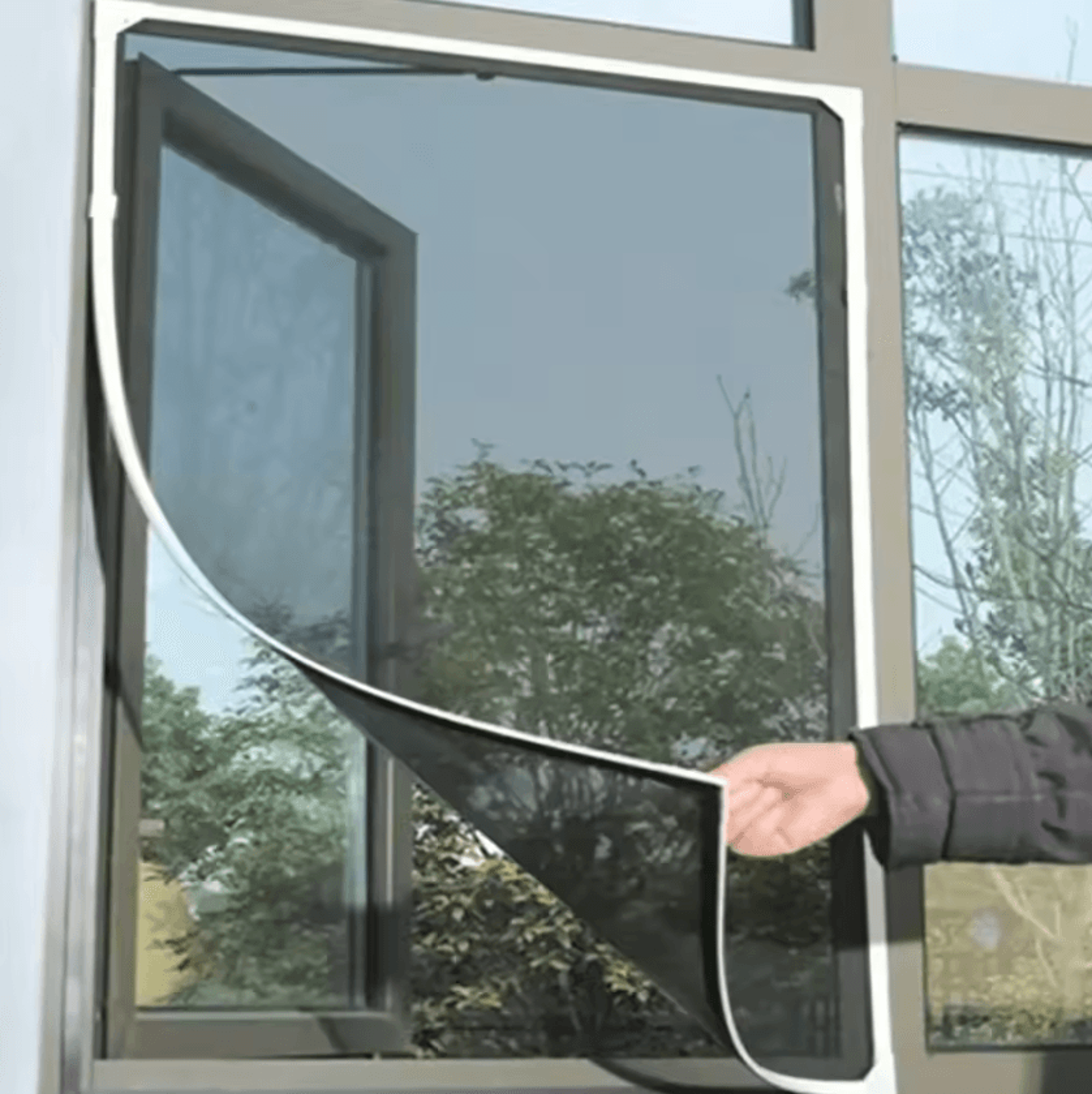 diy mosquito window screen self-adhesive insect fly mesh