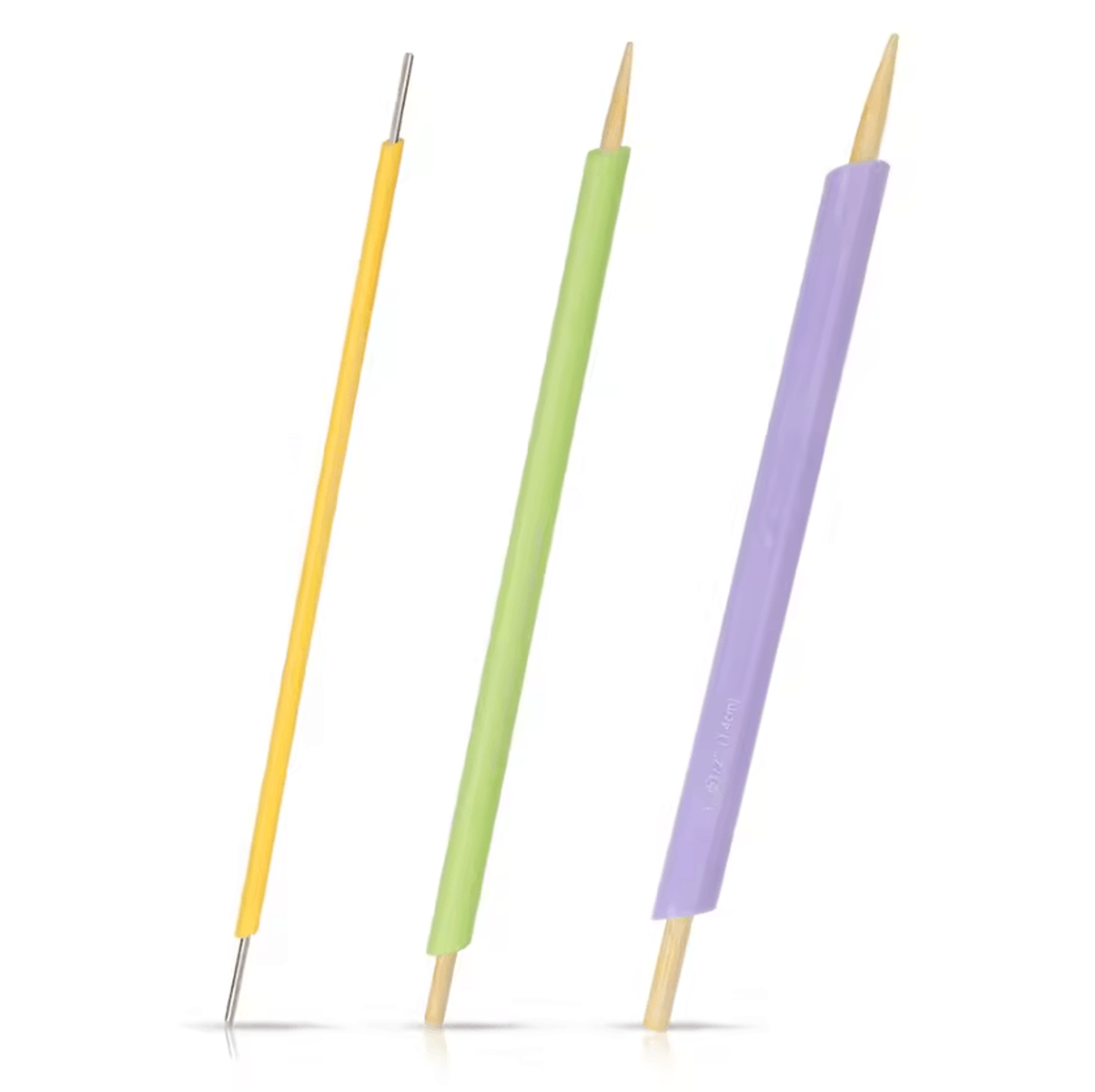 3-piece fabric tube turner set - quick turn sewing tools for straps and ties