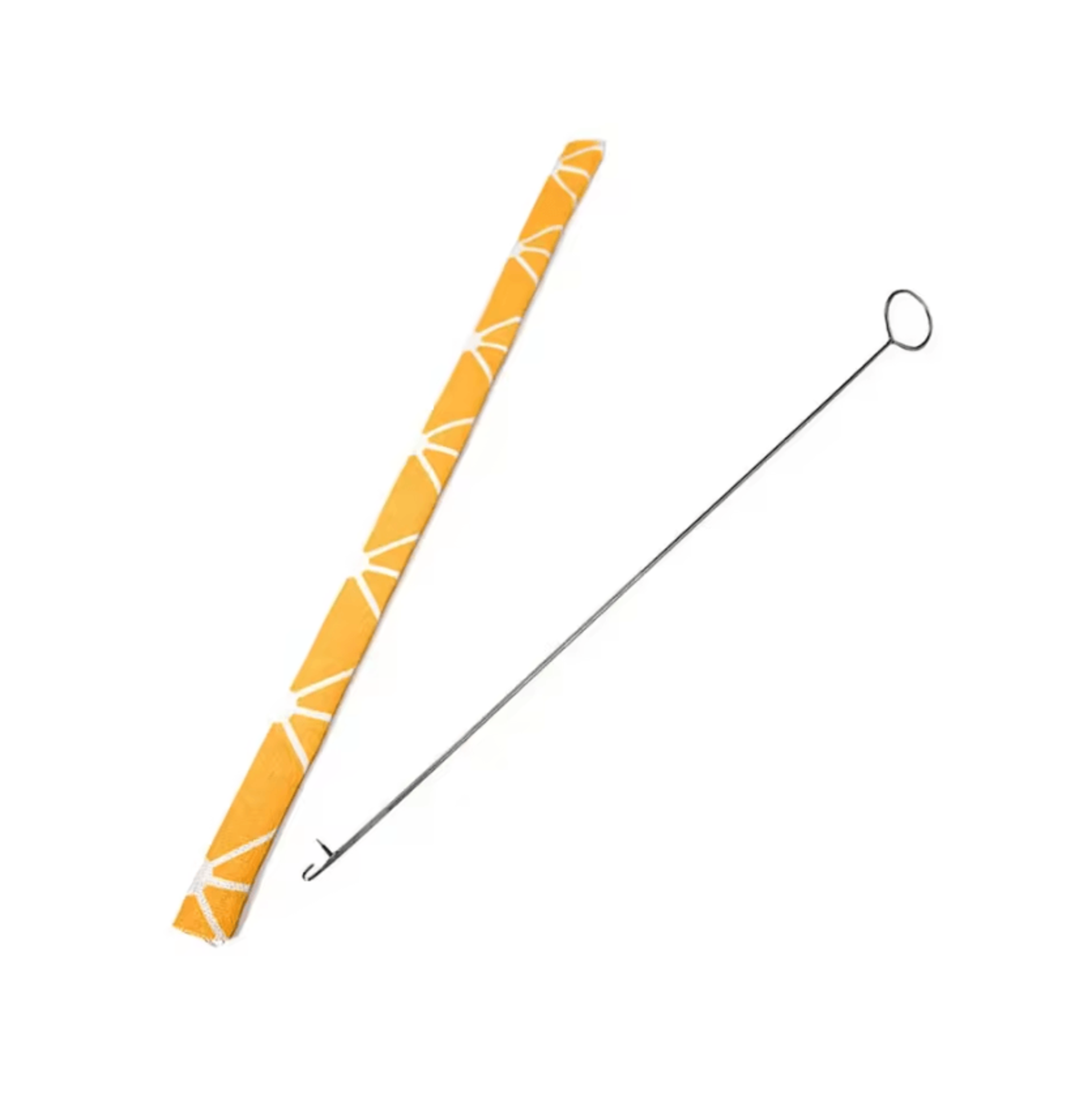 stainless steel sewing loop turner hook - fabric tube and strap turning tool
