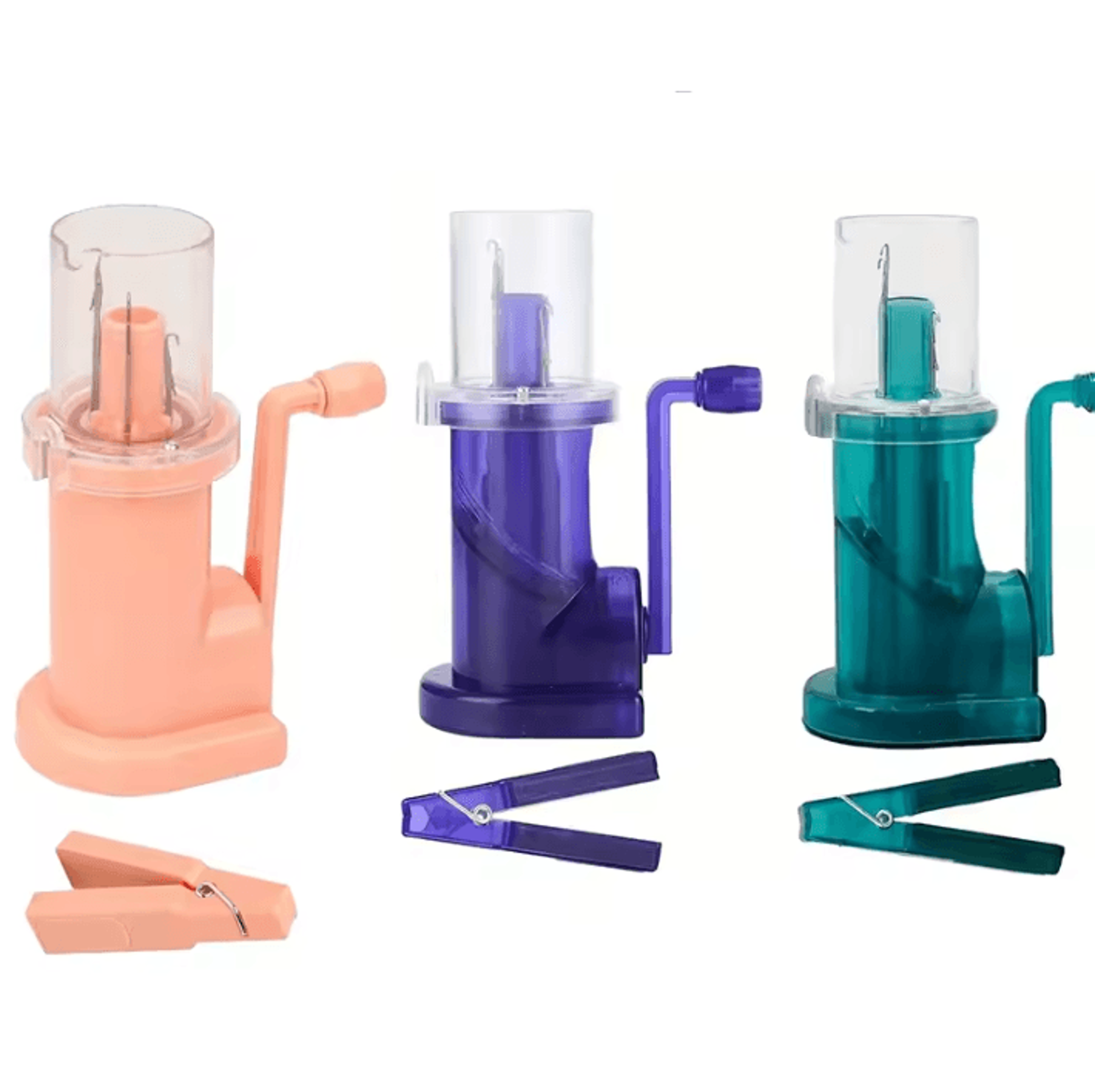portable hand cranks i-cord knitting machine for diy yarn crafts