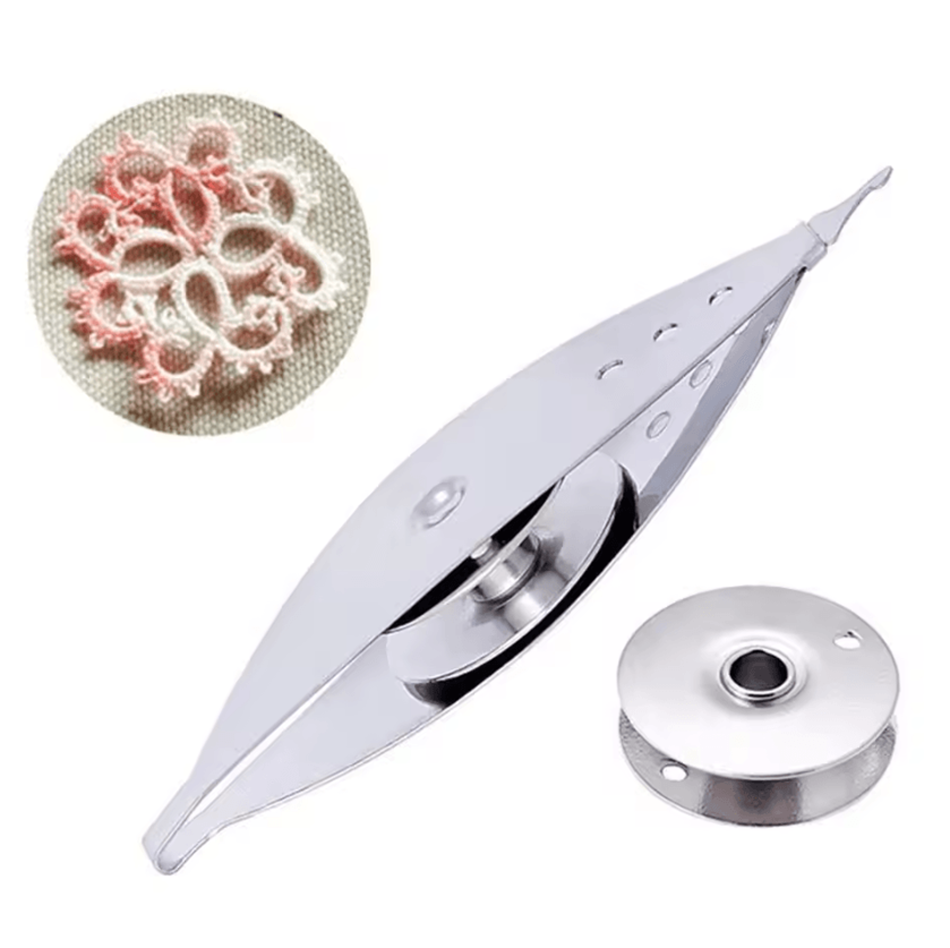 metal bobbin tatting shuttle for diy lace making