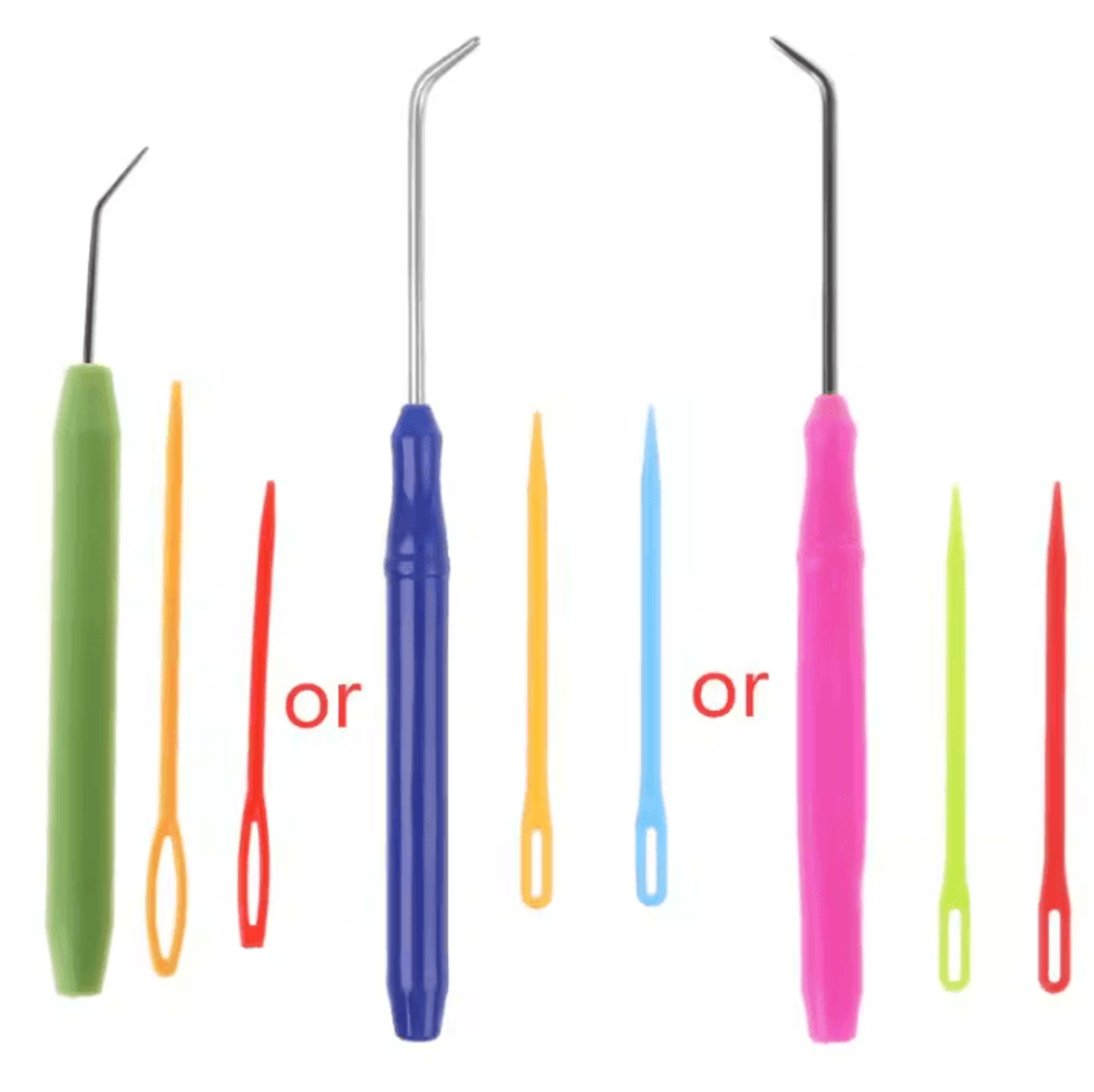 knitting loom hook and yarn needle set for knifty knitter