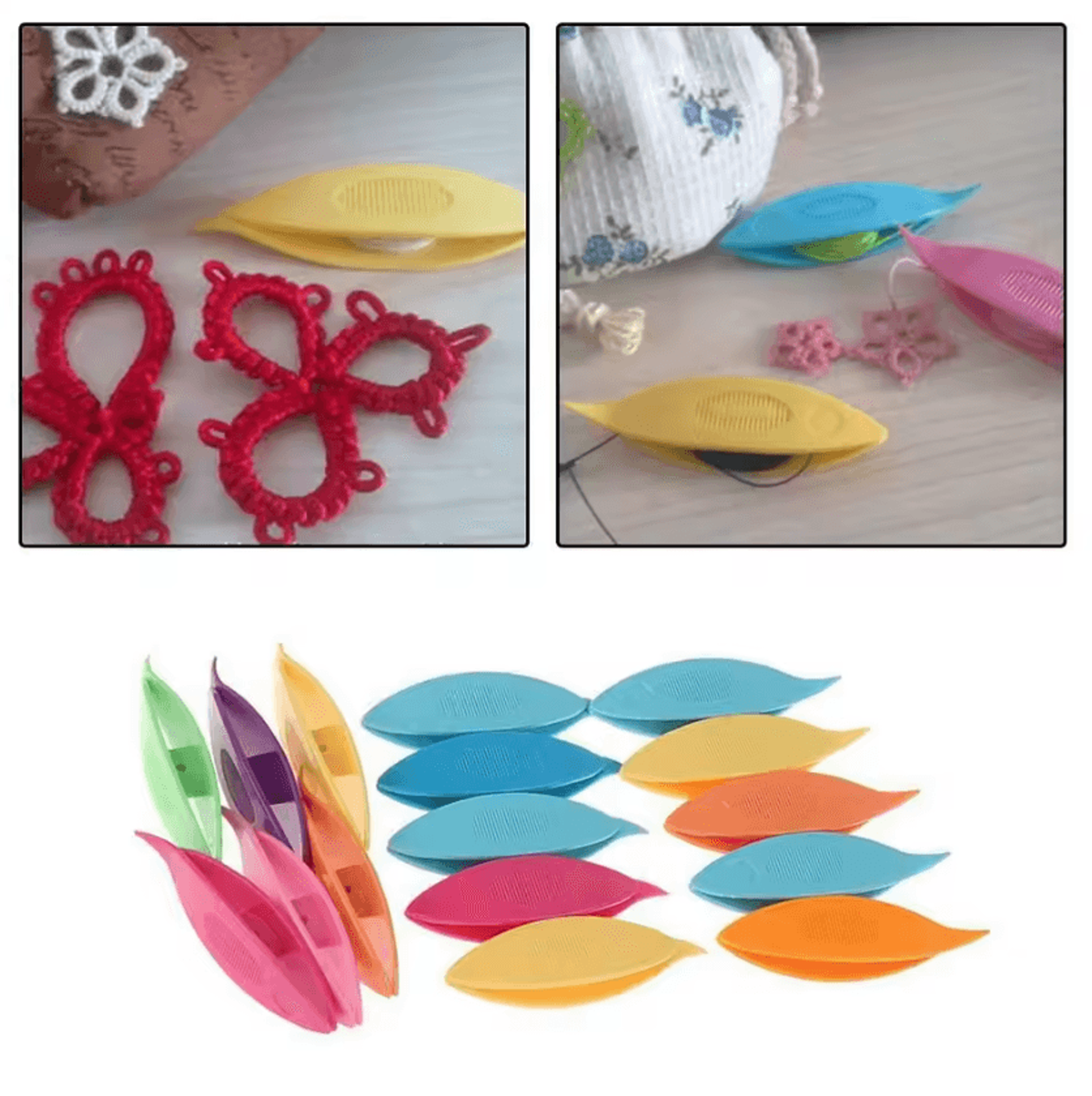 5/9-piece tatting shuttle set for lace making & diy crafts
