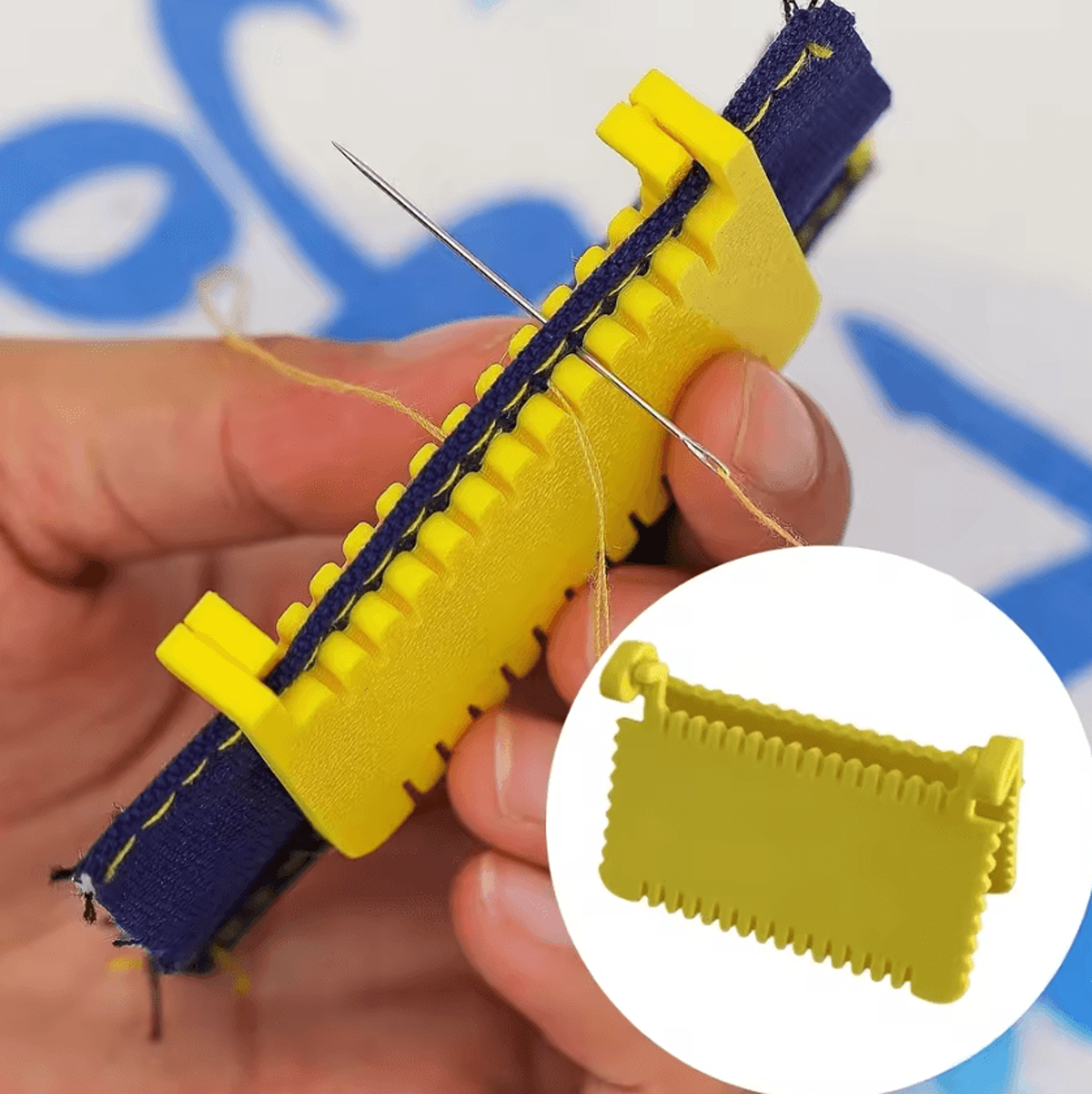multi-function seam allowance clip & sewing guide tool