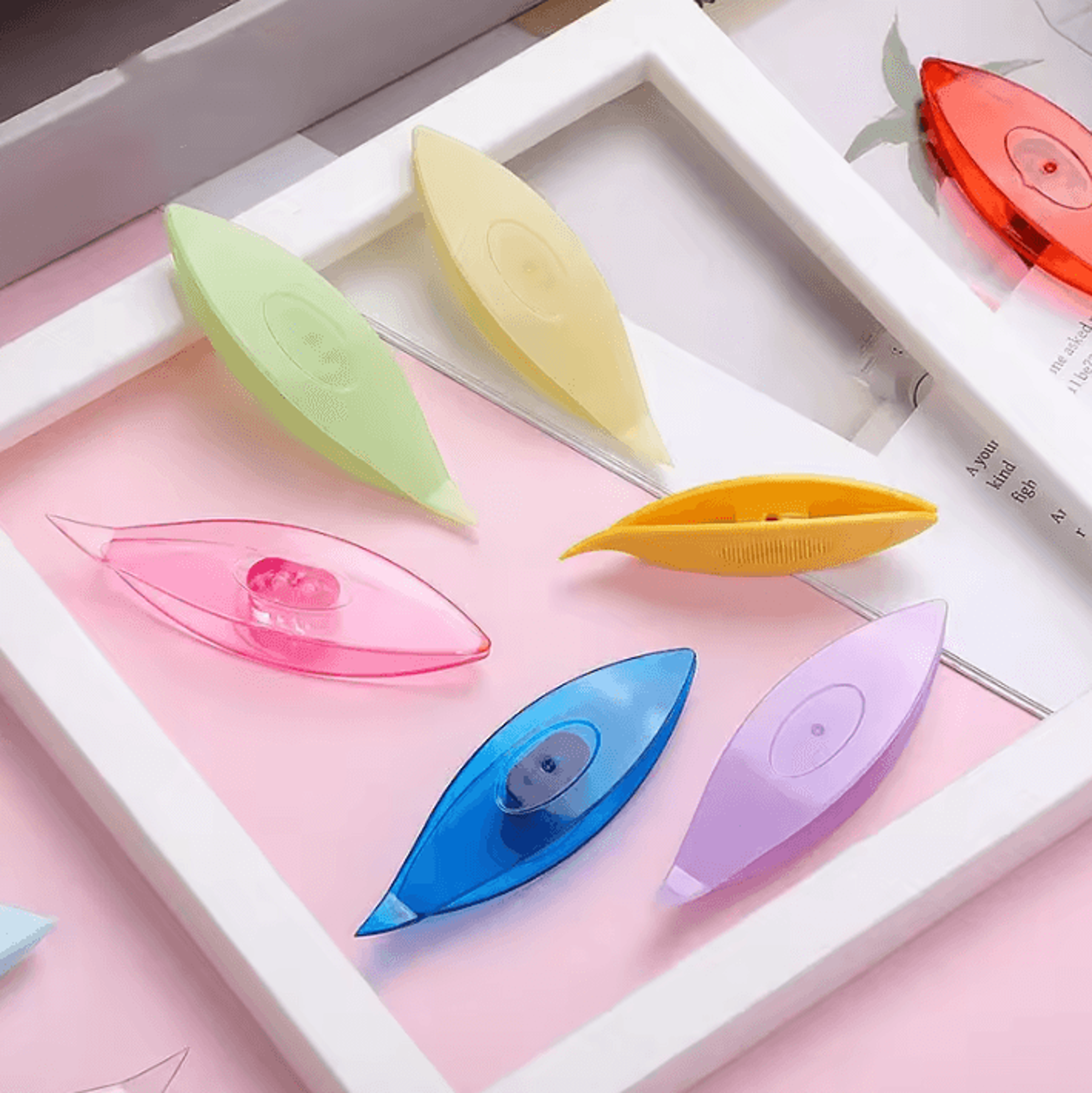 3-piece plastic tatting shuttle set for lace making