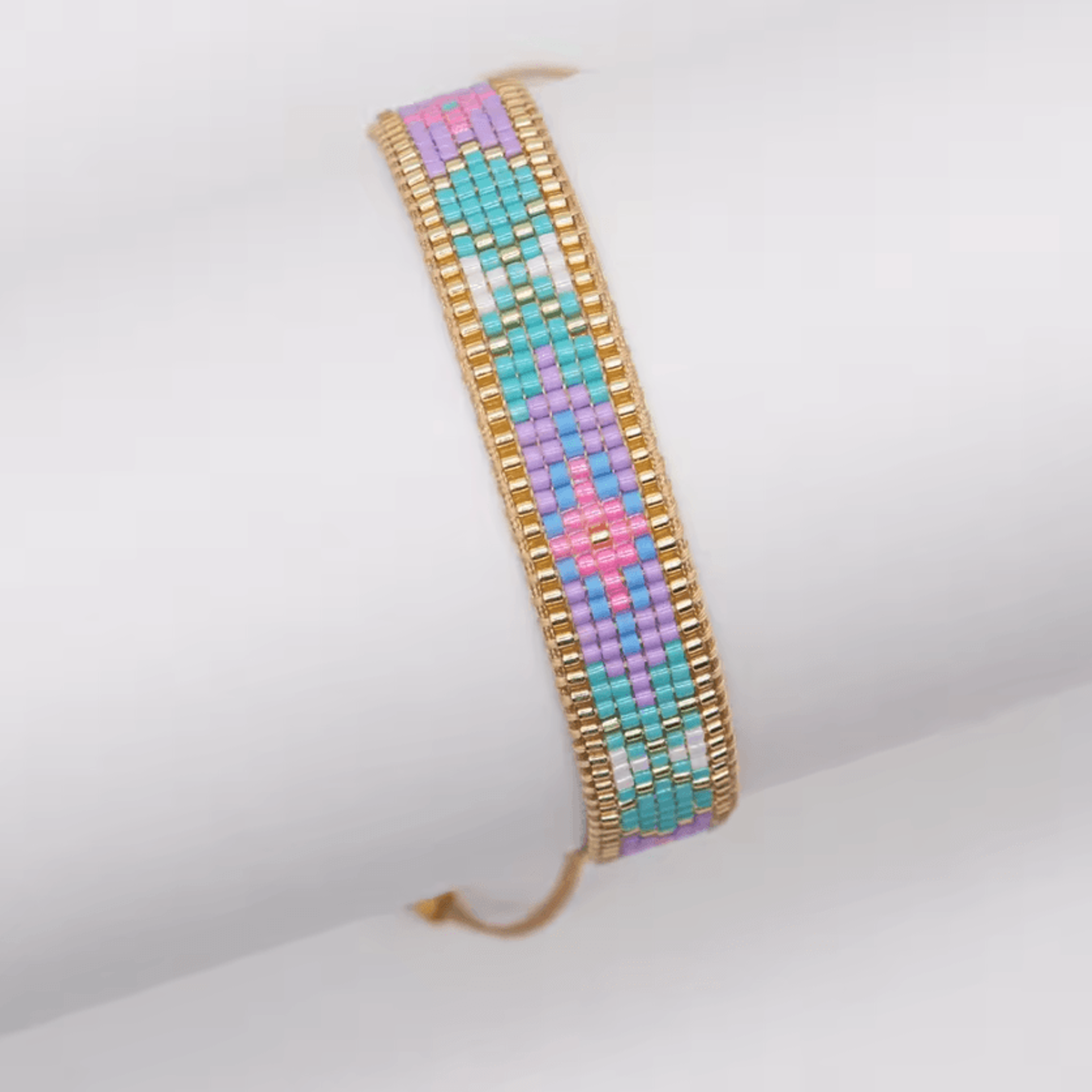 zhongvi rainbow miyuki beaded boho friendship bracelet