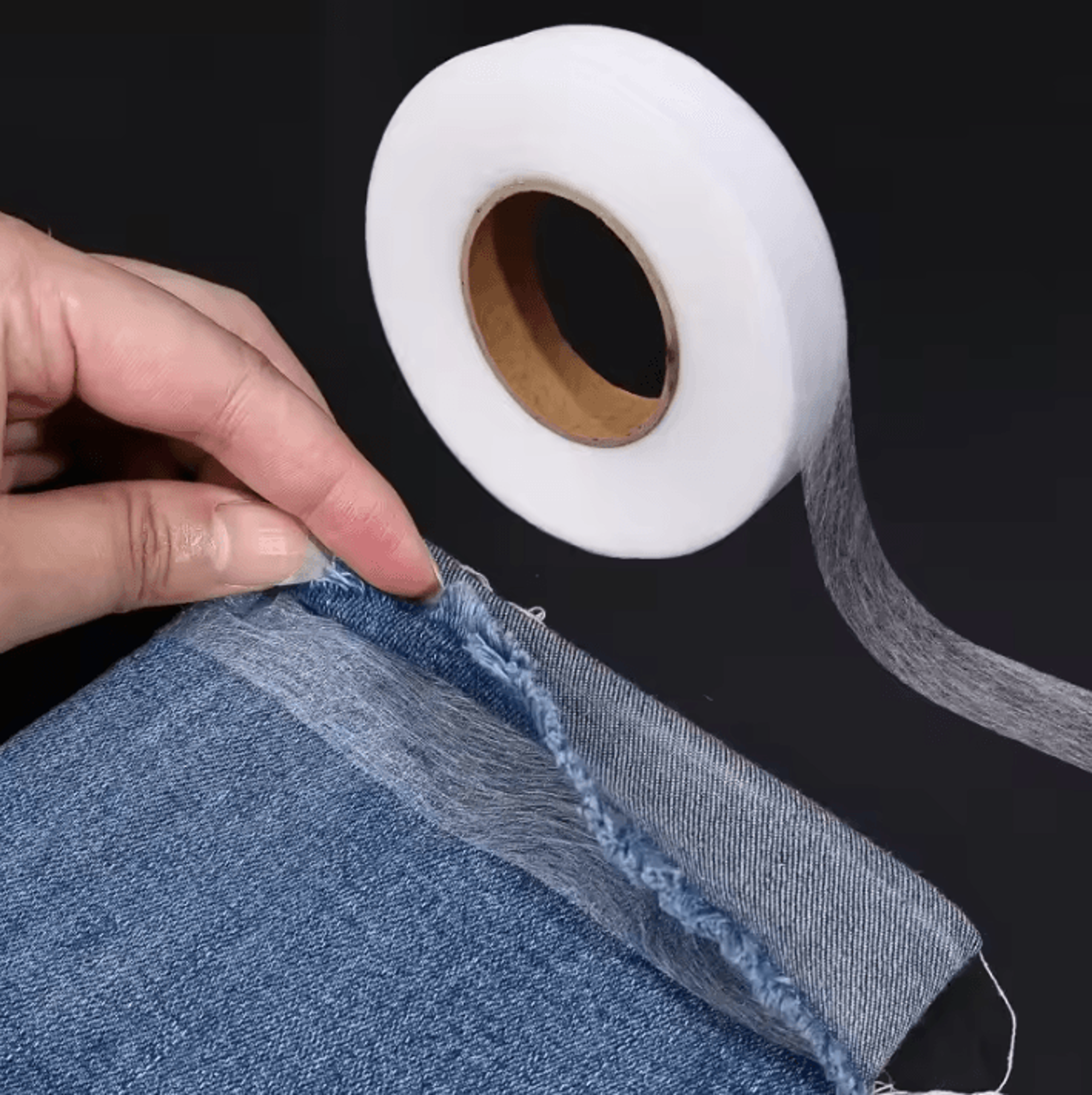 no-sew iron-on hem tape for pants and clothes
