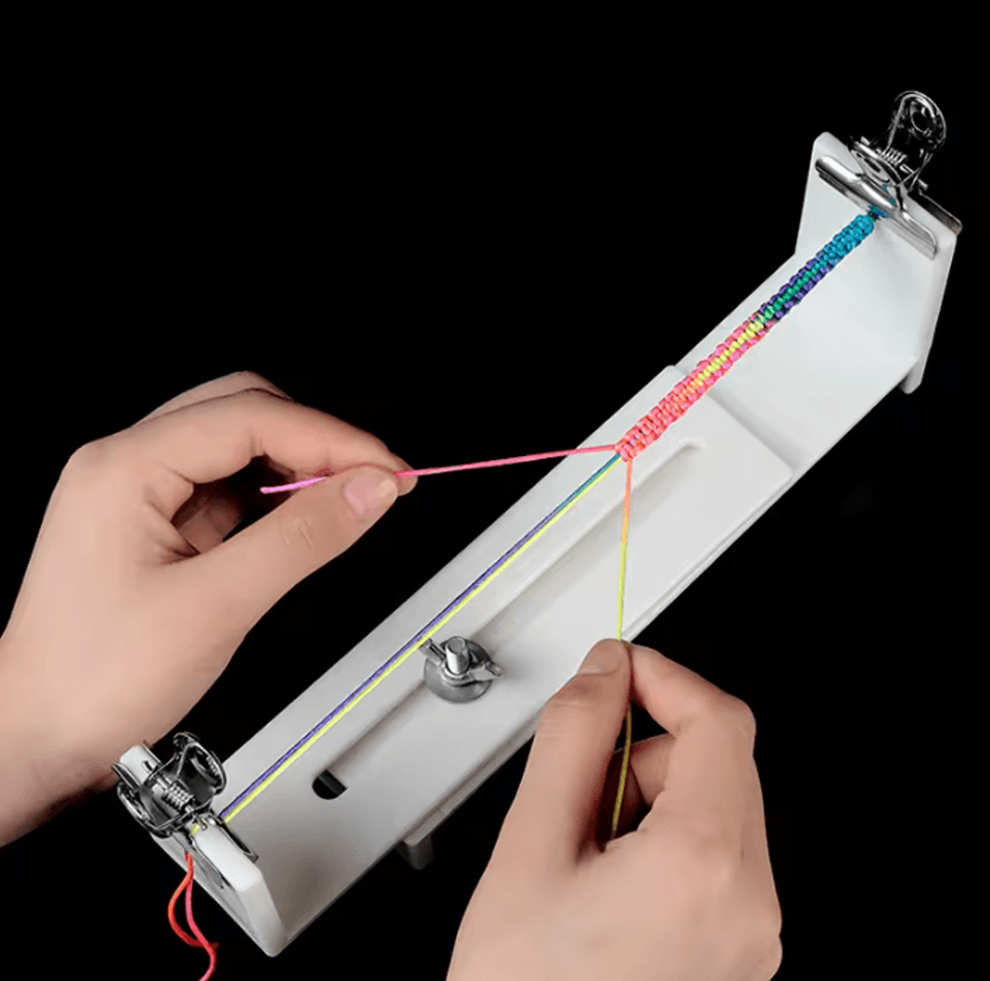 adjustable bracelet braiding frame for diy jewelry making