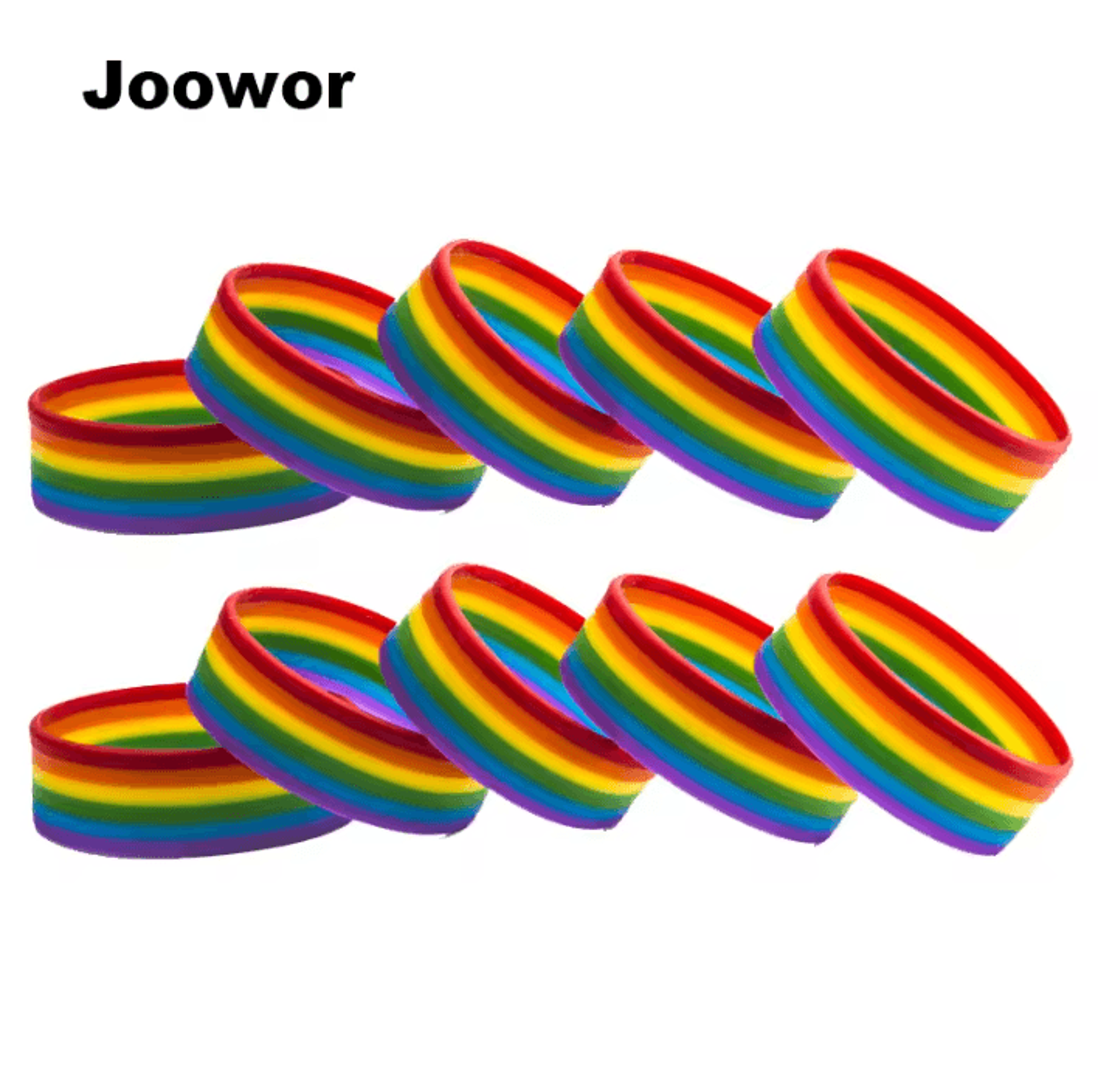 lgbtq pride silicone wristband bracelet