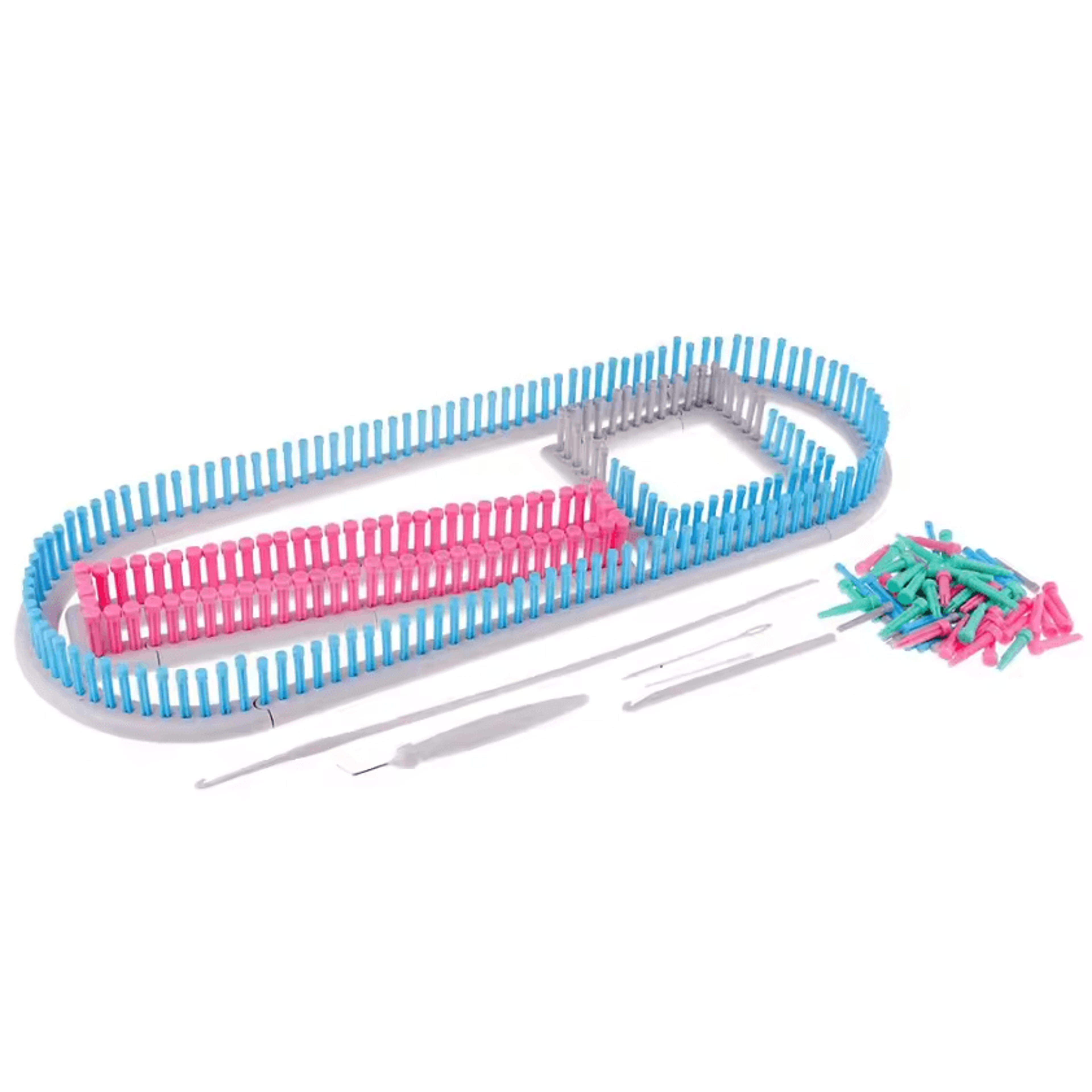 long knitting loom set for scarves, hats and blankets